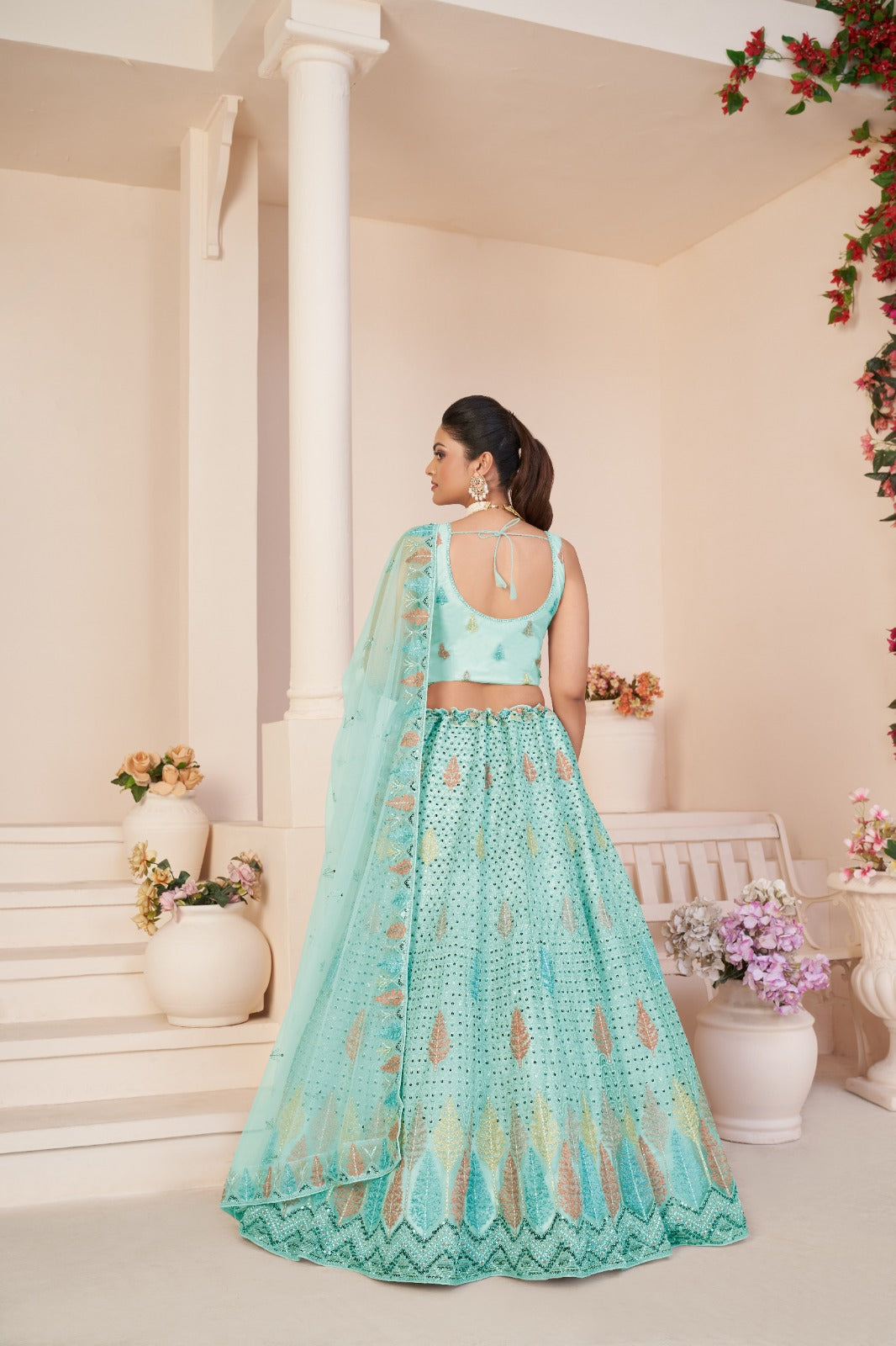 Beautiful Designer Party Wear Soft Net Lehenga Choli