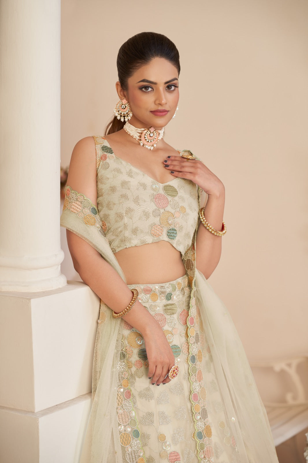 Beautiful Designer Party Wear Soft Net Lehenga Choli