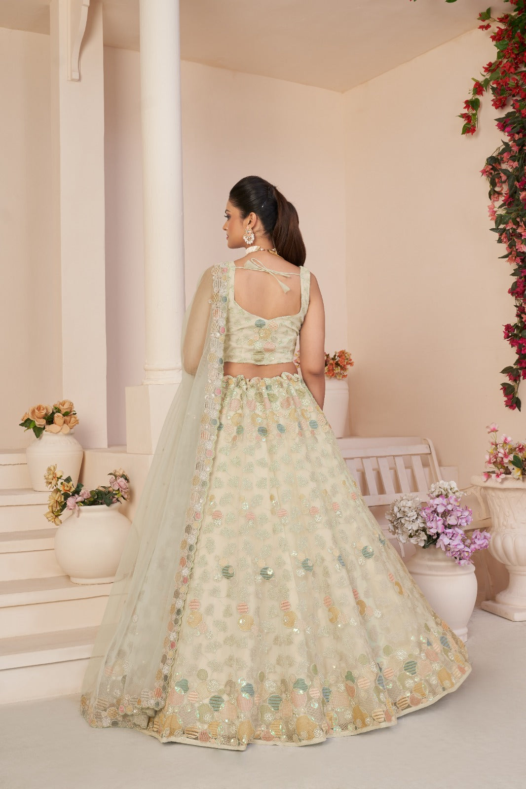 Beautiful Designer Party Wear Soft Net Lehenga Choli