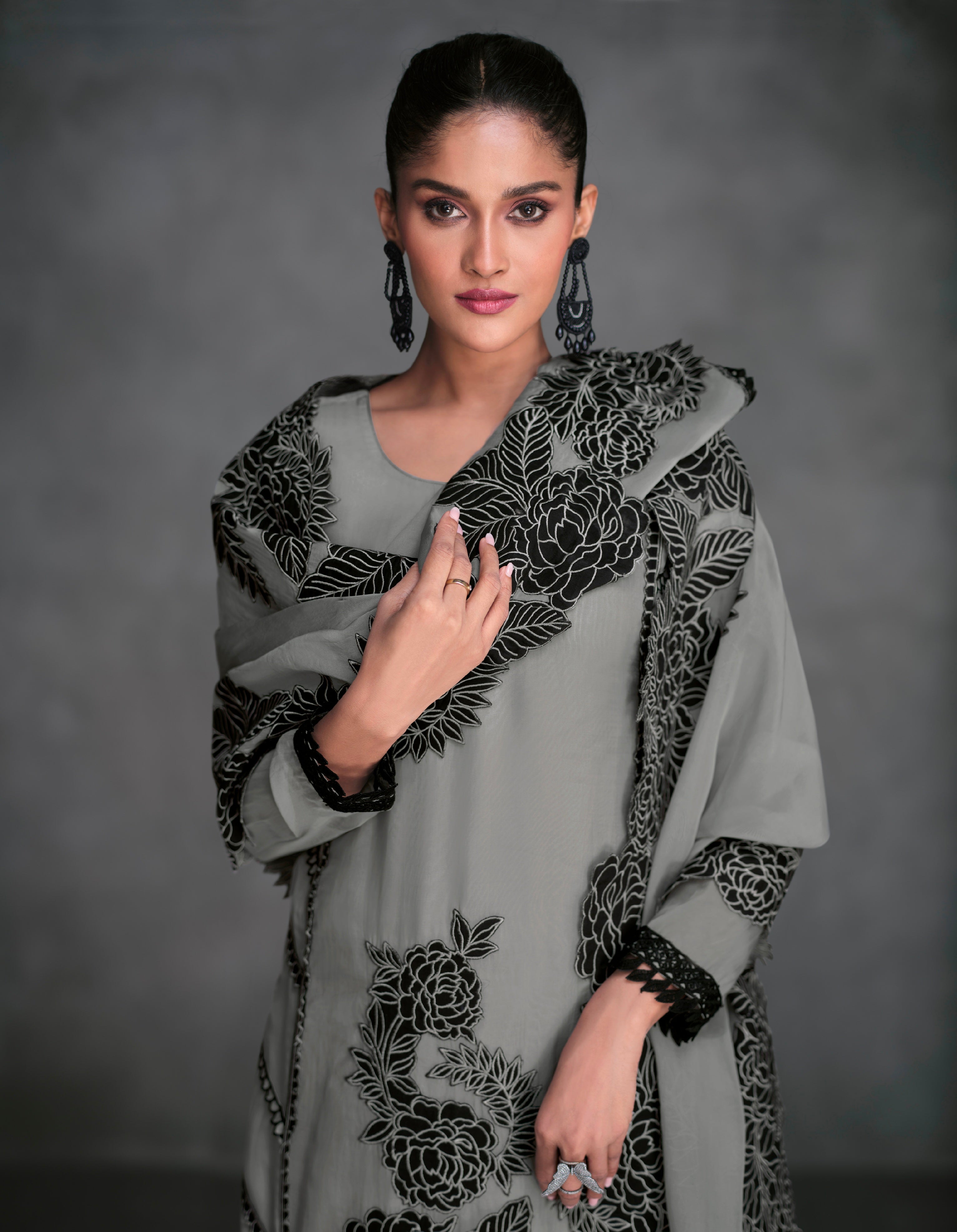 Beautiful Designer Occasion Wear Latest Pure Organza Silk Salwar Suit