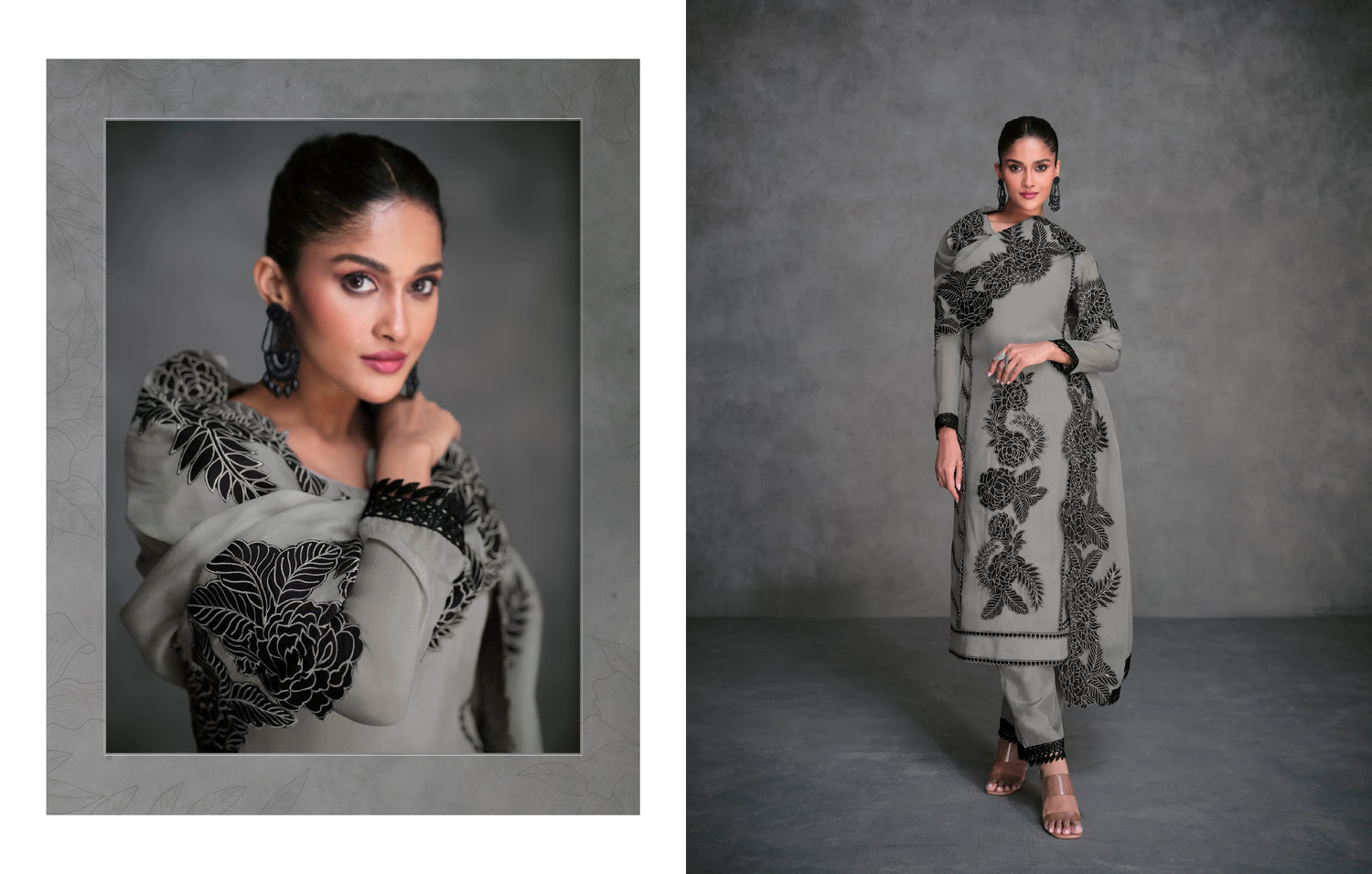 Beautiful Designer Occasion Wear Latest Pure Organza Silk Salwar Suit