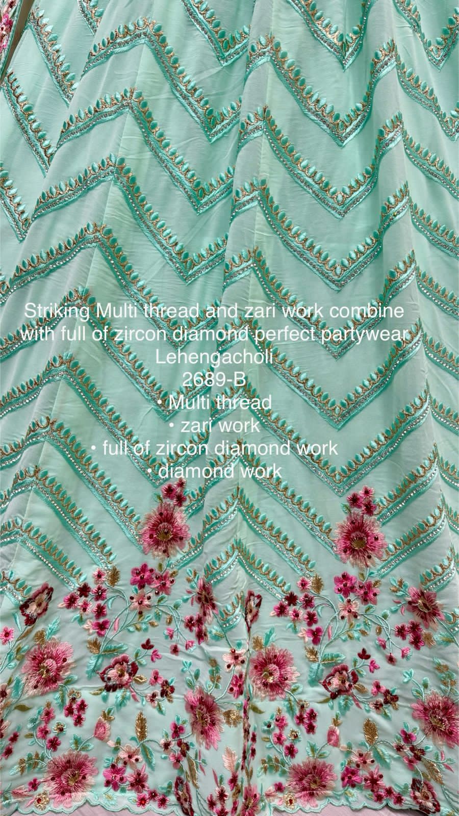 Beautiful Designer Bridal Heavy Georgette With Sequence Lehenga Choli