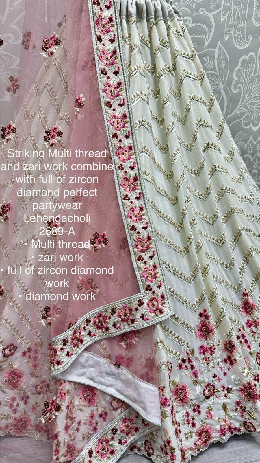 Beautiful Designer Bridal Heavy Georgette With Sequence Lehenga Choli