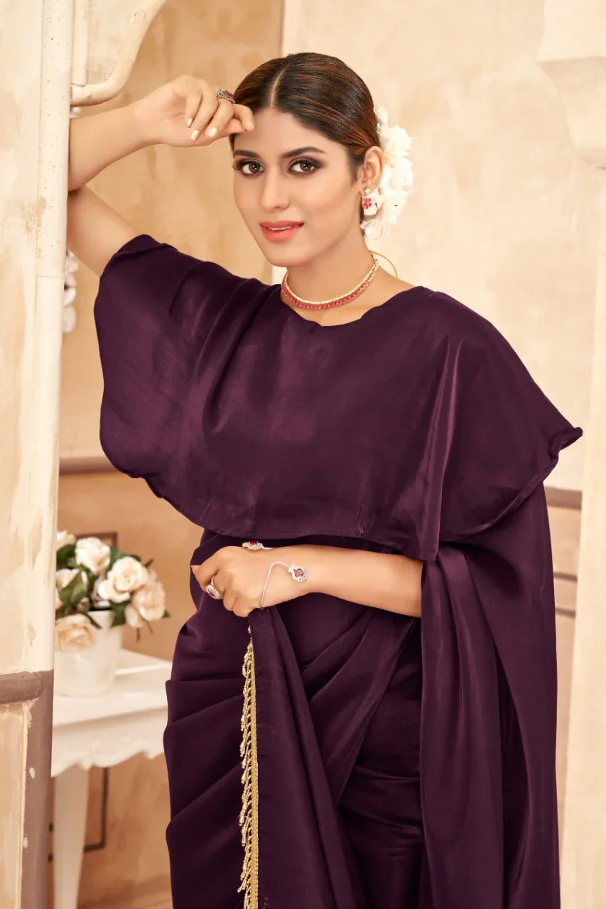 Beautiful Designer Party Wear Soft Jimi Silk Saree