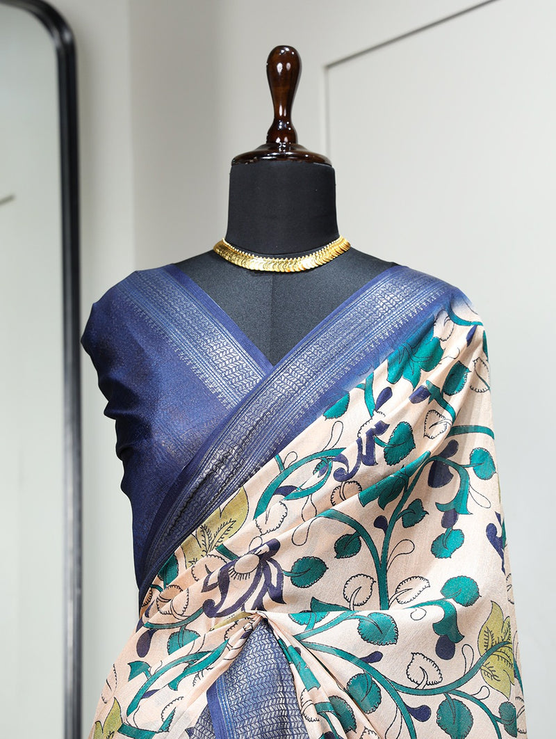 Beautiful Designer Party Wear Soft Dola Silk Saree