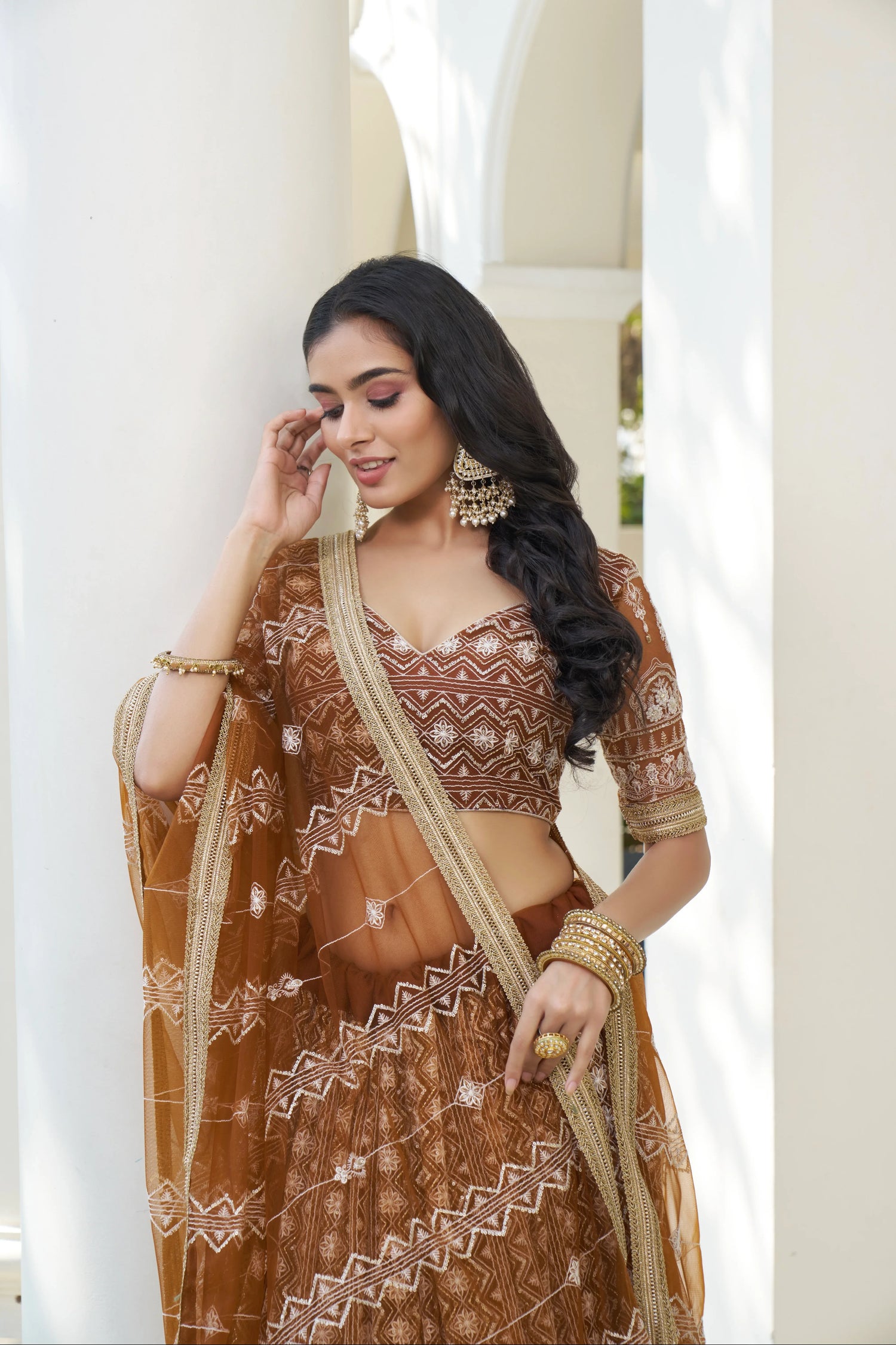 Beautiful Dessigner Occasion Wear Butterfly Net Lehenga Choli