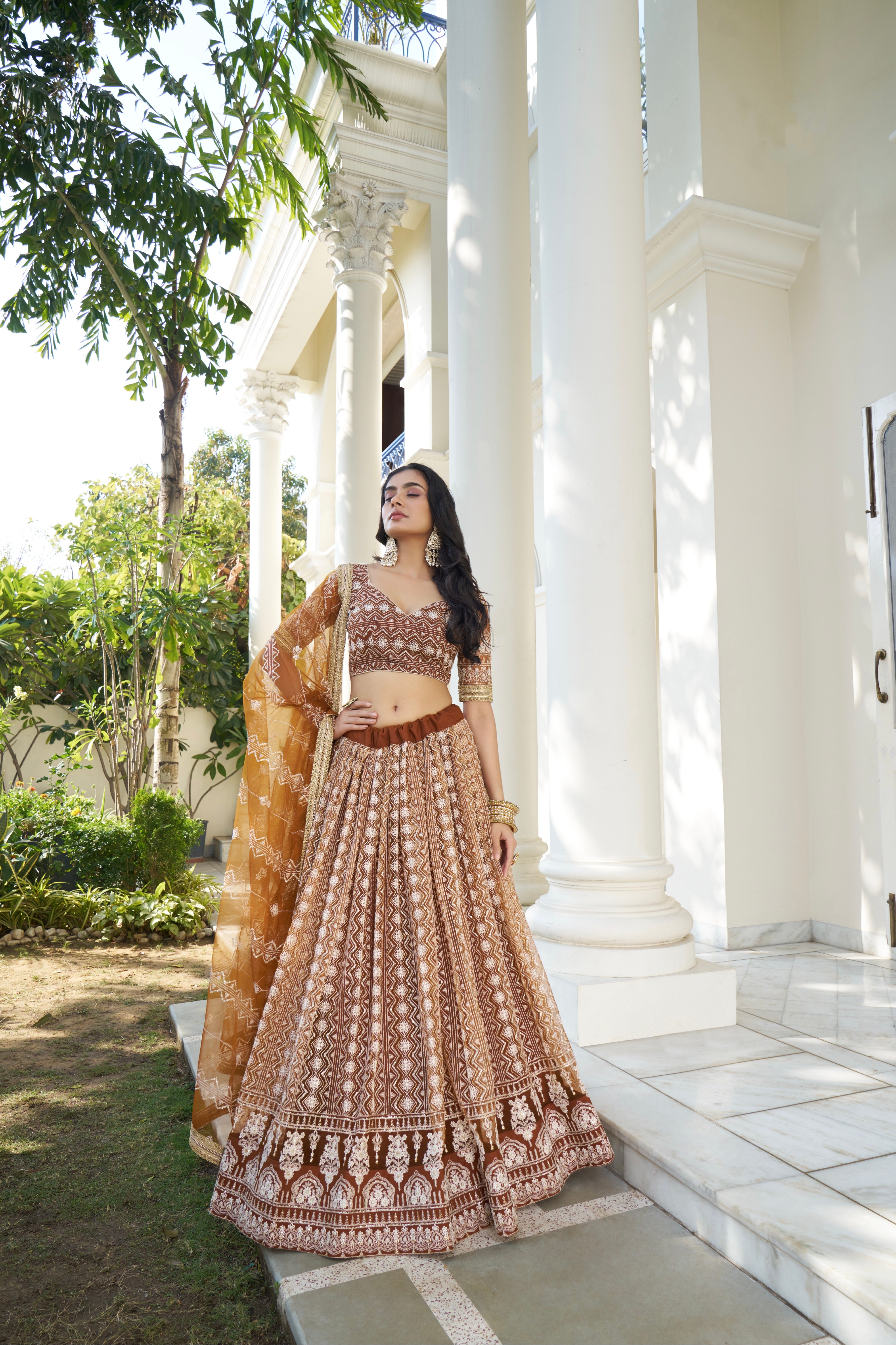 Beautiful Dessigner Occasion Wear Butterfly Net Lehenga Choli