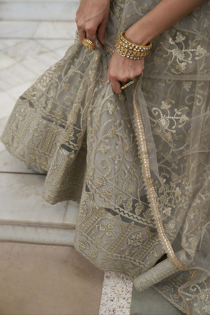 Beautiful Dessigner Occasion Wear Butterfly Net Lehenga Choli