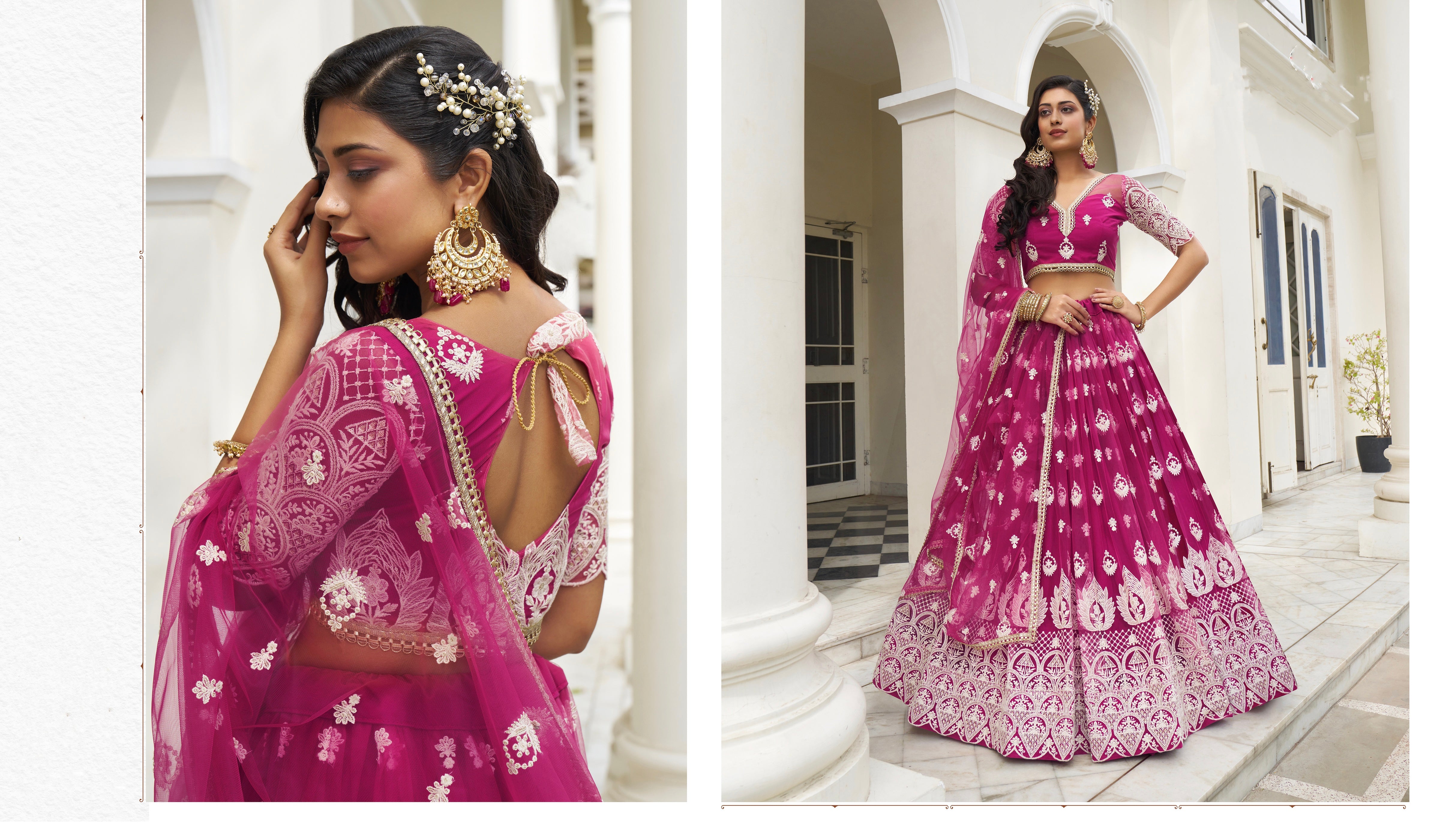 Beautiful Dessigner Occasion Wear Butterfly Net Lehenga Choli