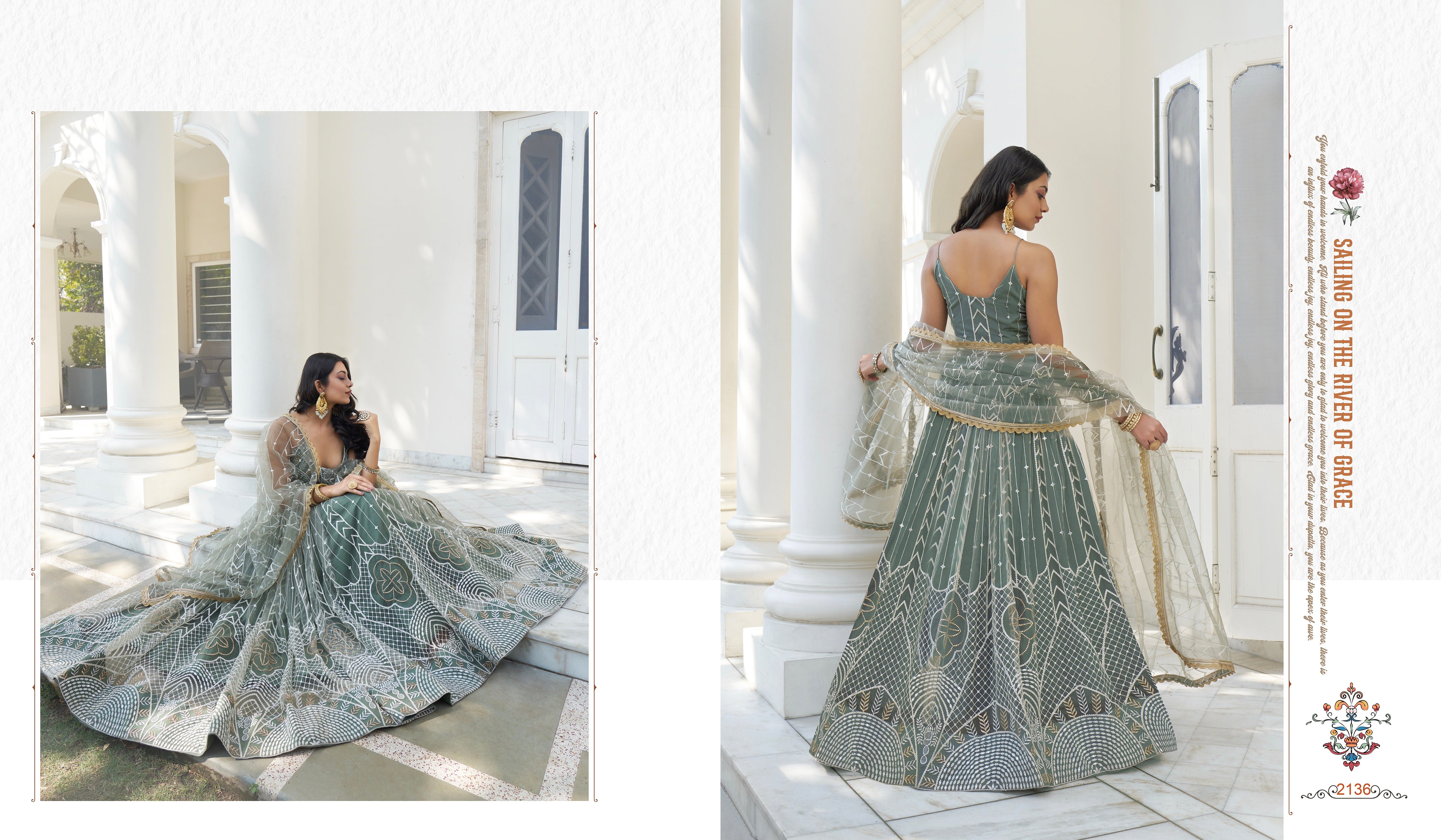 Beautiful Dessigner Occasion Wear Butterfly Net Lehenga Choli