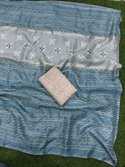 Linen Saree