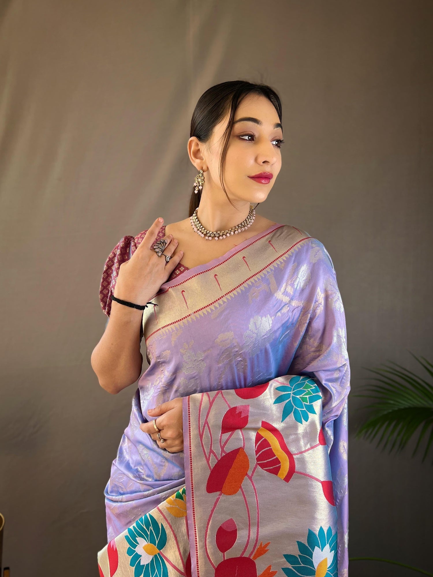 Beautiful Designer Geeta Pure Soft Paithani Silk Saree