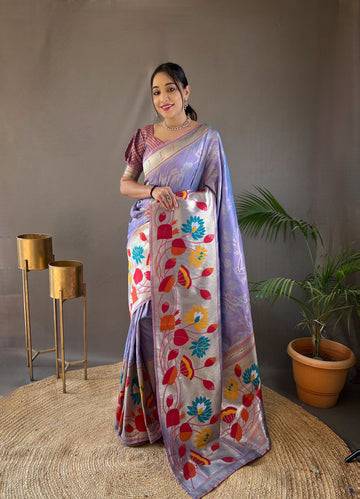 Beautiful Designer Geeta Pure Soft Paithani Silk Saree