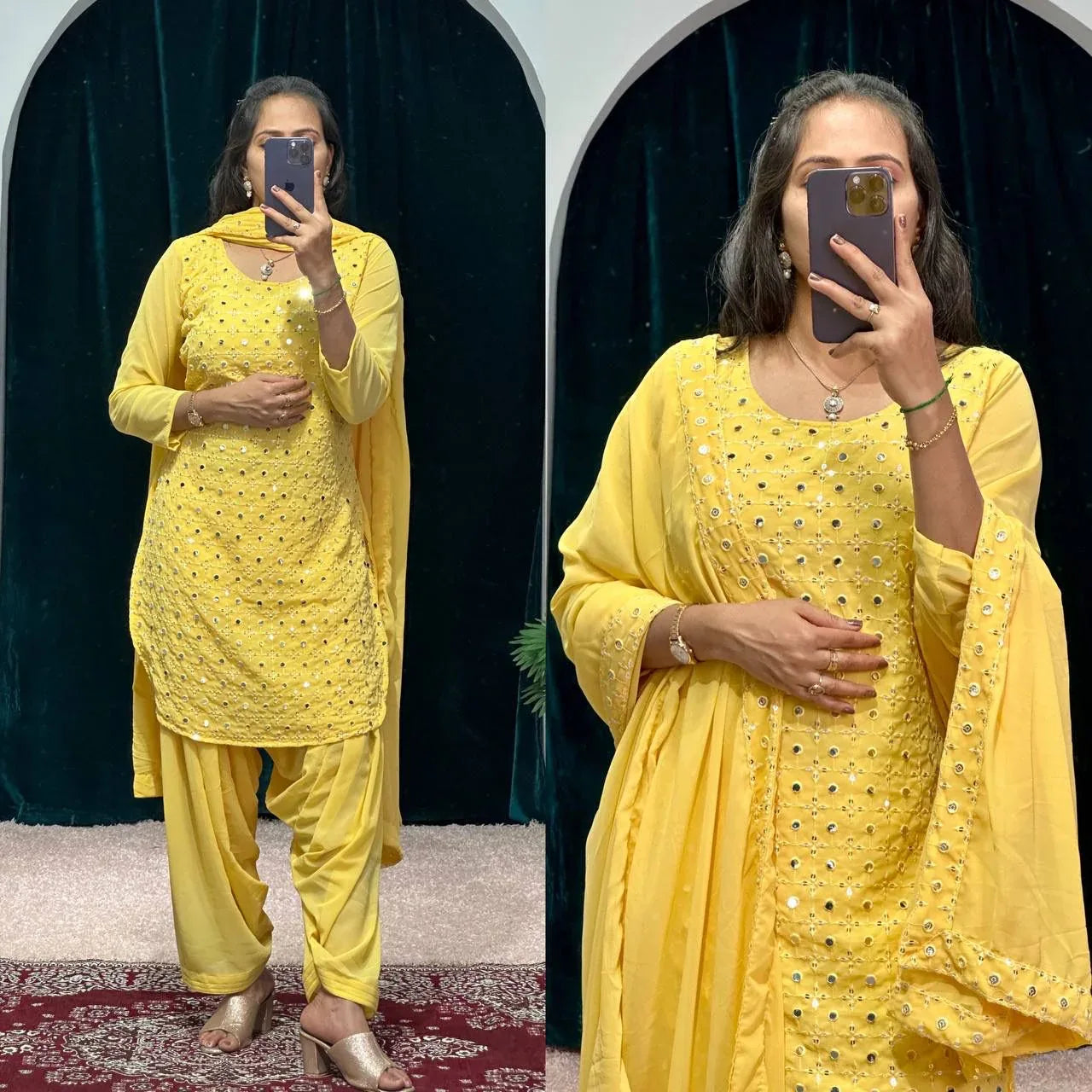 Beautiful Designer Summer Special Georgette Patiyalaa Suit
