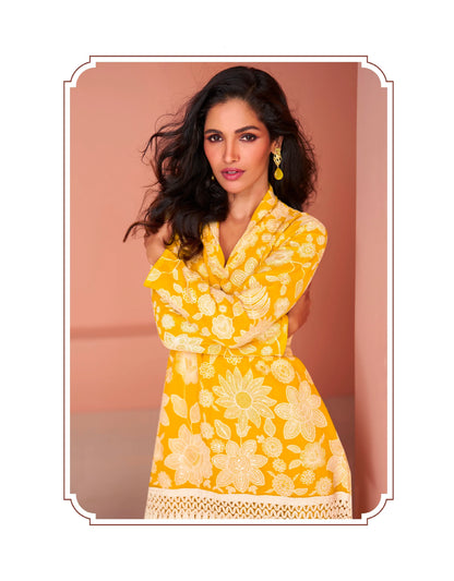 Beautiful Designer Occasion Wear Pure Cotton Cord Set