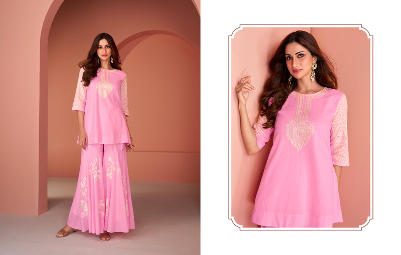 Beautiful Designer Occasion Wear Pure Cotton Cord Set