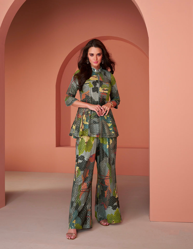 Beautiful Designer Occasion Wear Pure Cotton Cord Set