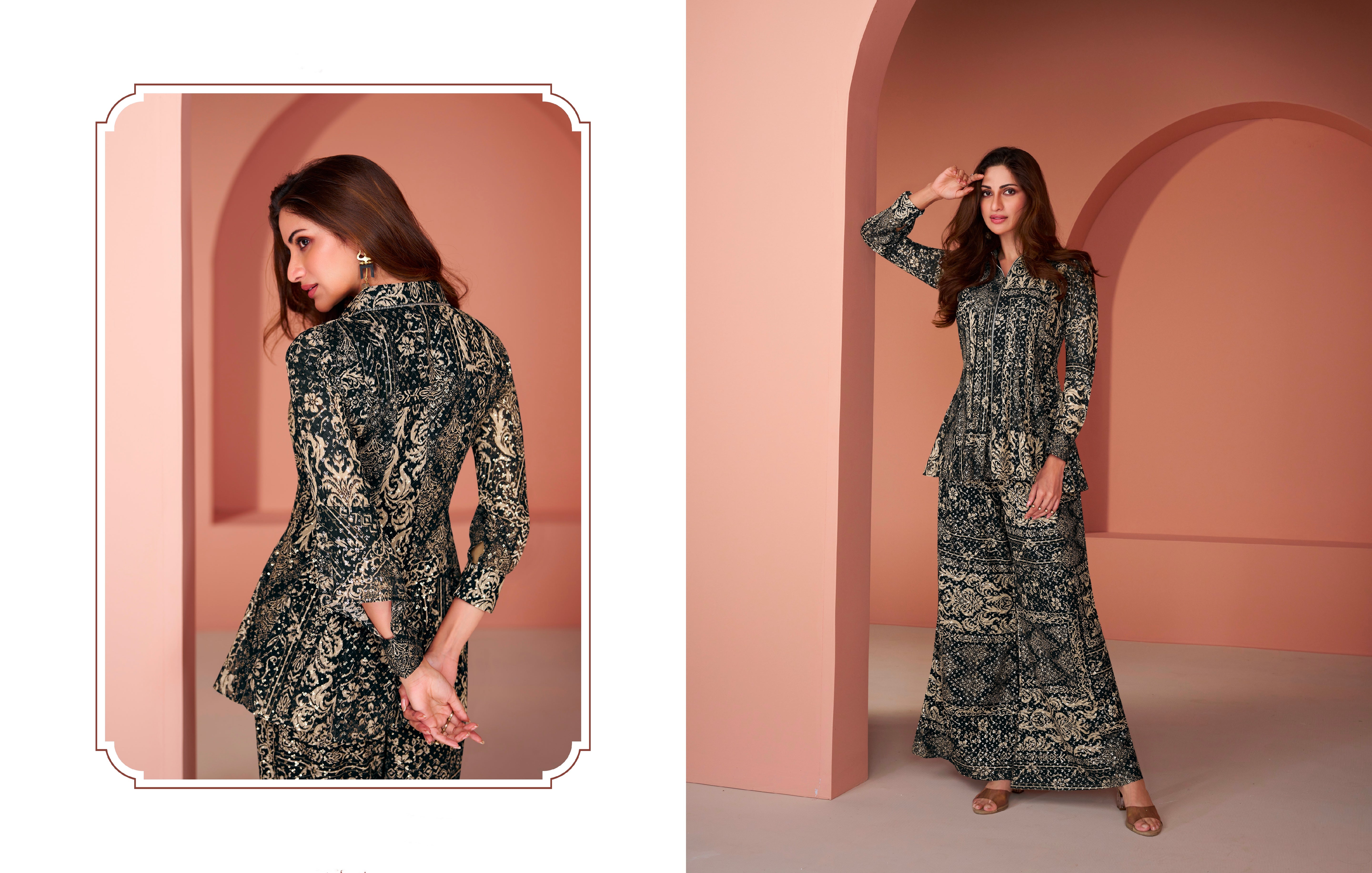 Beautiful Designer Occasion Wear Pure Cotton Cord Set