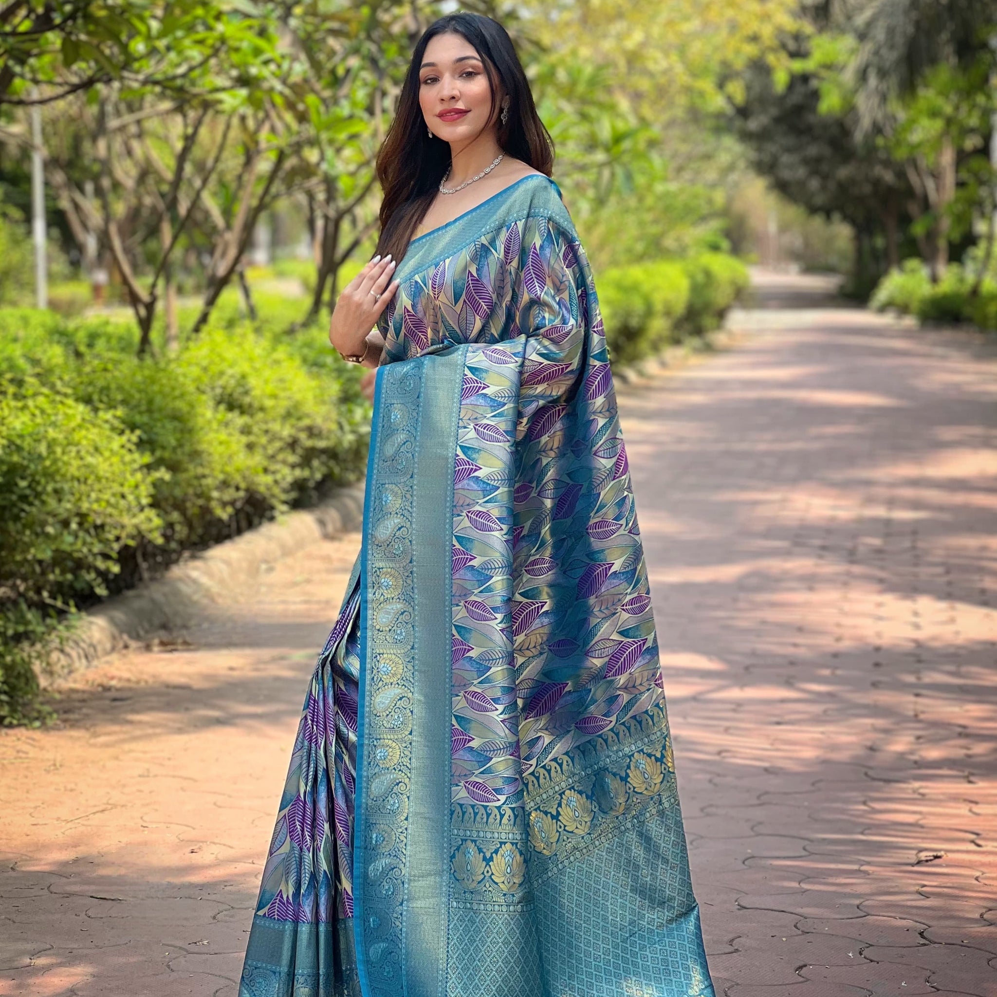 Beautiful Designer Soft Kanchipattu Silk Saree