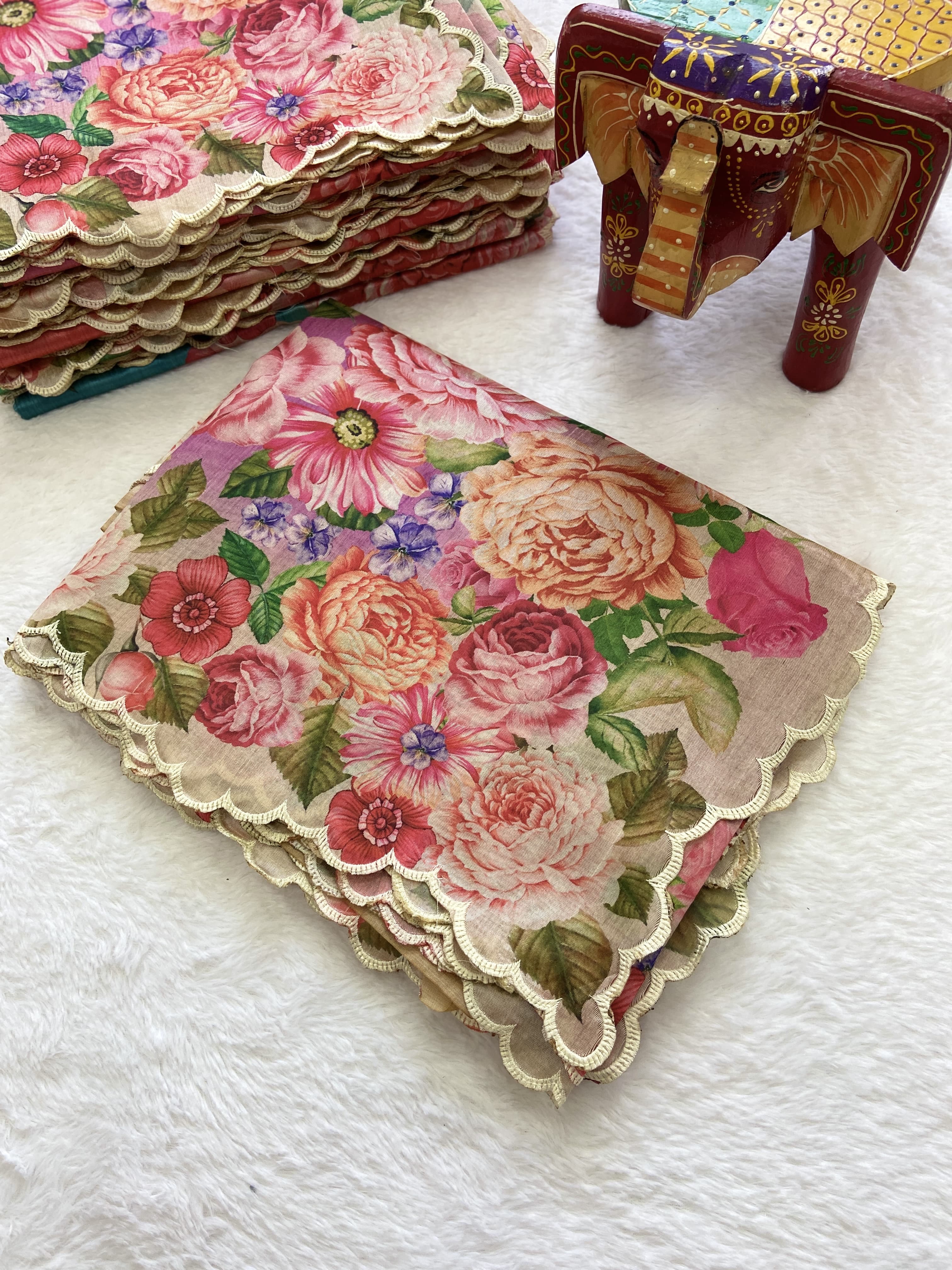 Beautiful Designer Summer Special Tussar Silk Saree