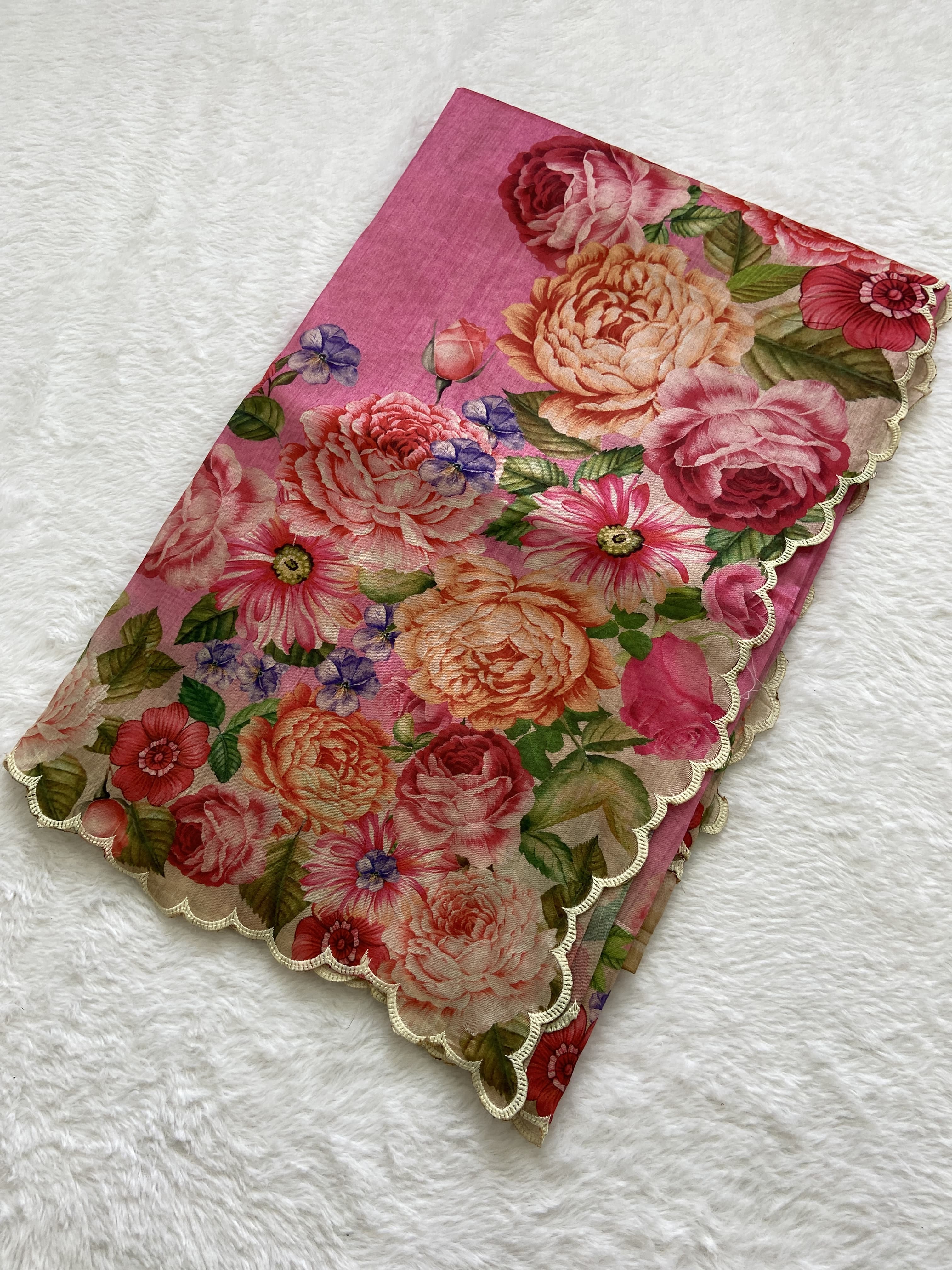 Beautiful Designer Summer Special Tussar Silk Saree