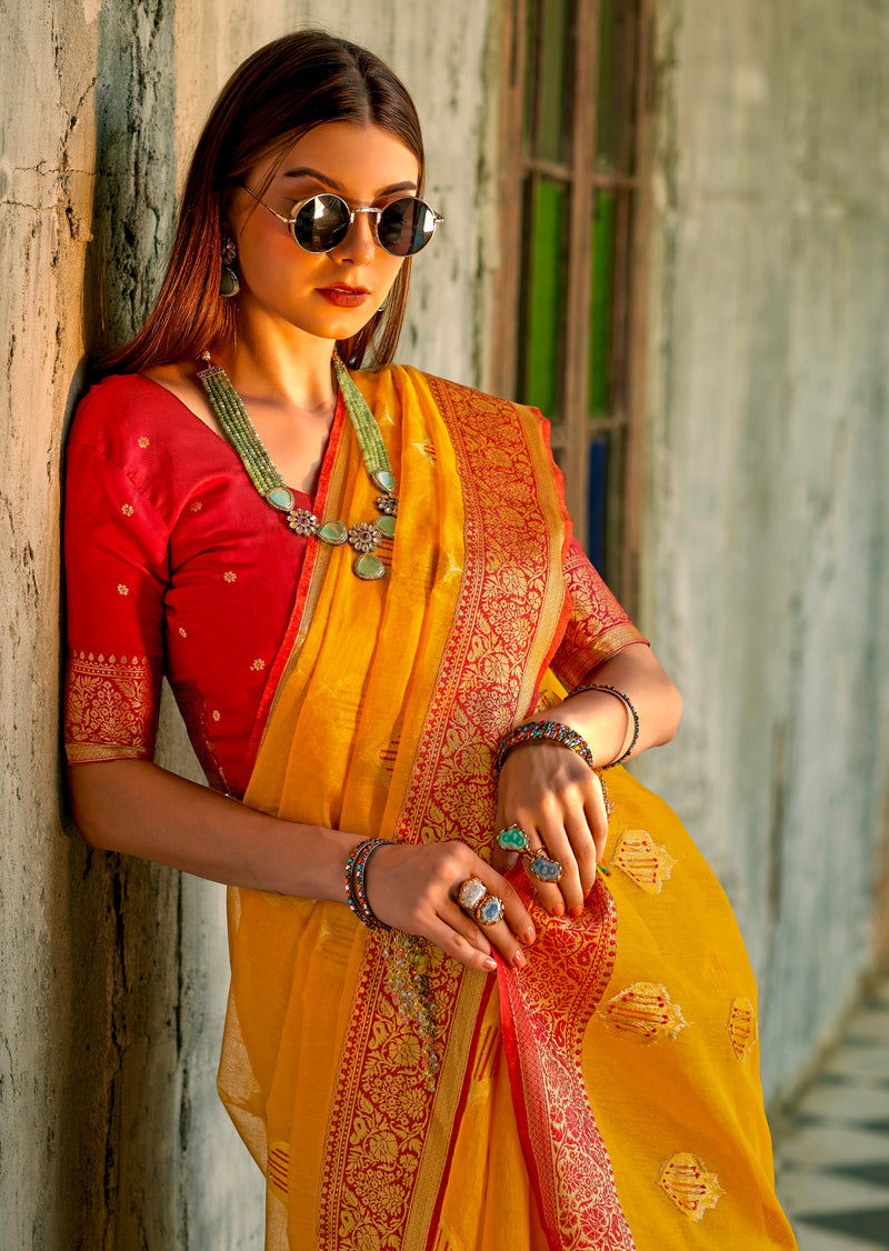 Beautiful Designer Occasion Wear Tissue Silk Saree