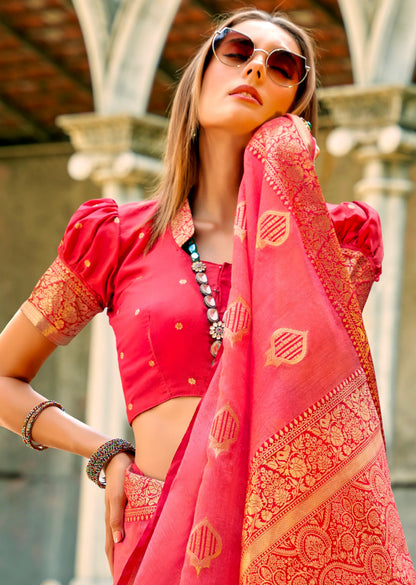 Beautiful Designer Occasion Wear Tissue Silk Saree