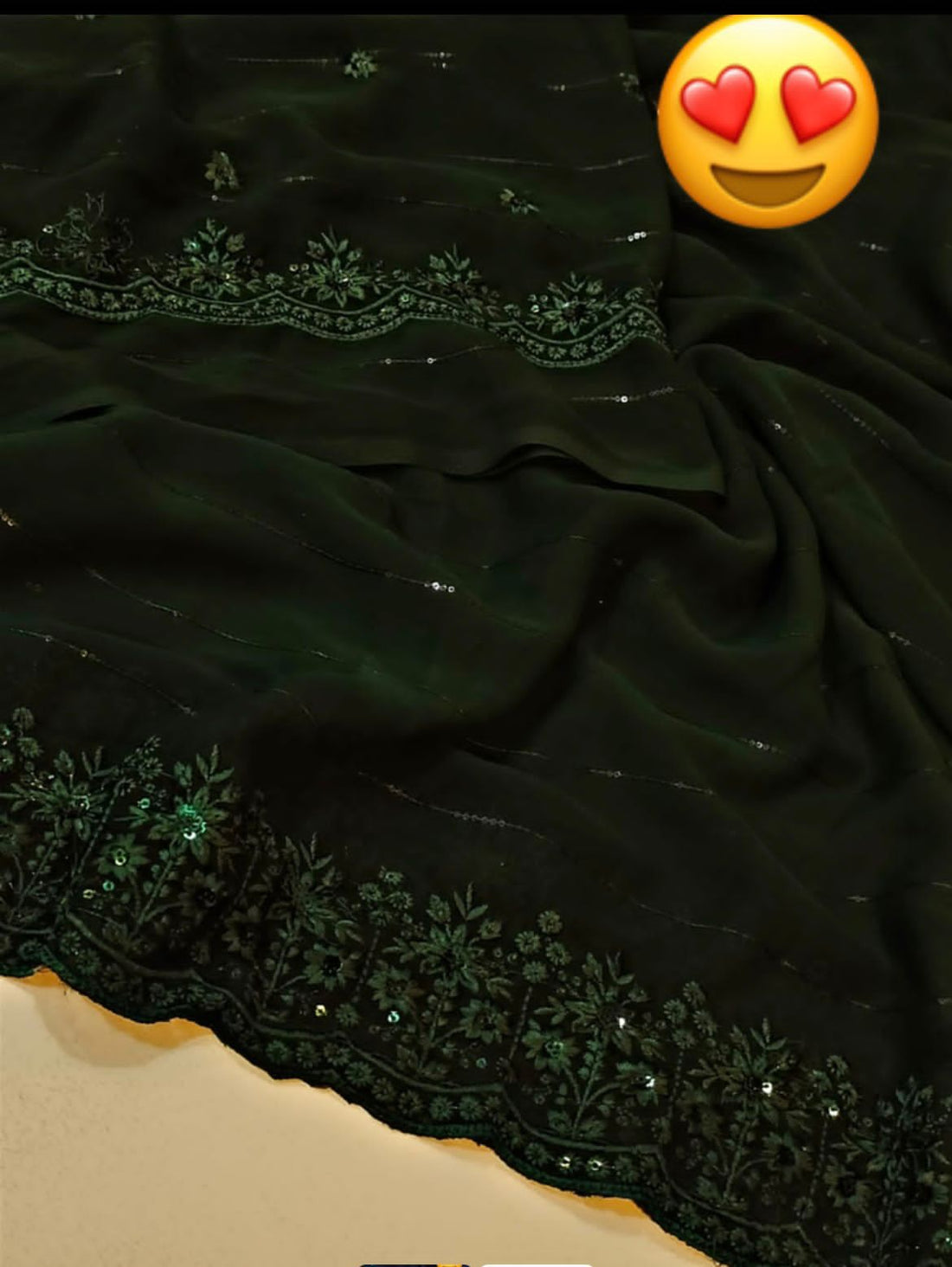 Georgette Sequence Saree