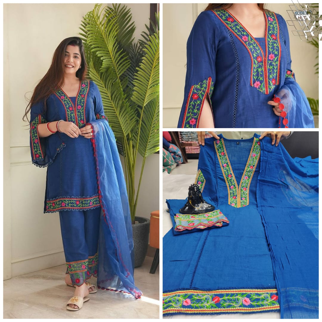 Beautiful Designer Summer Special Cotton Anarkali Salwer Suite