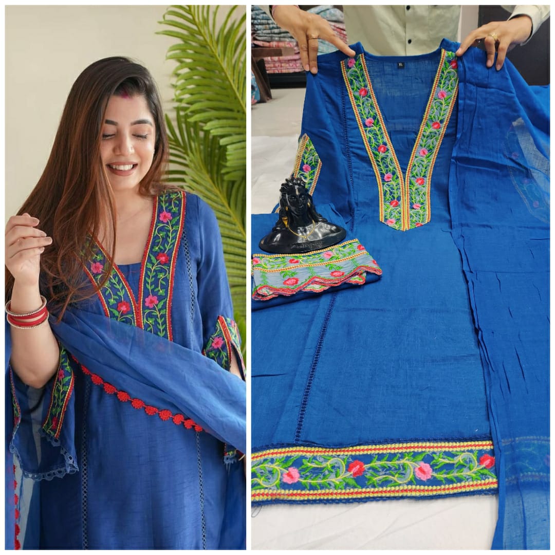 Beautiful Designer Summer Special Cotton Anarkali Salwer Suite