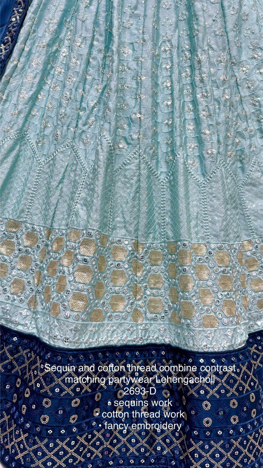 Beautiful Designer Bridal Pure Georgette With Sequence Lehenga Choli