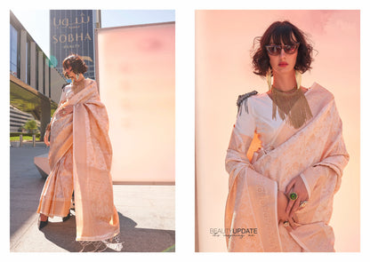 Beautiful Designer Traditional Wear Handloom Weaving Saree
