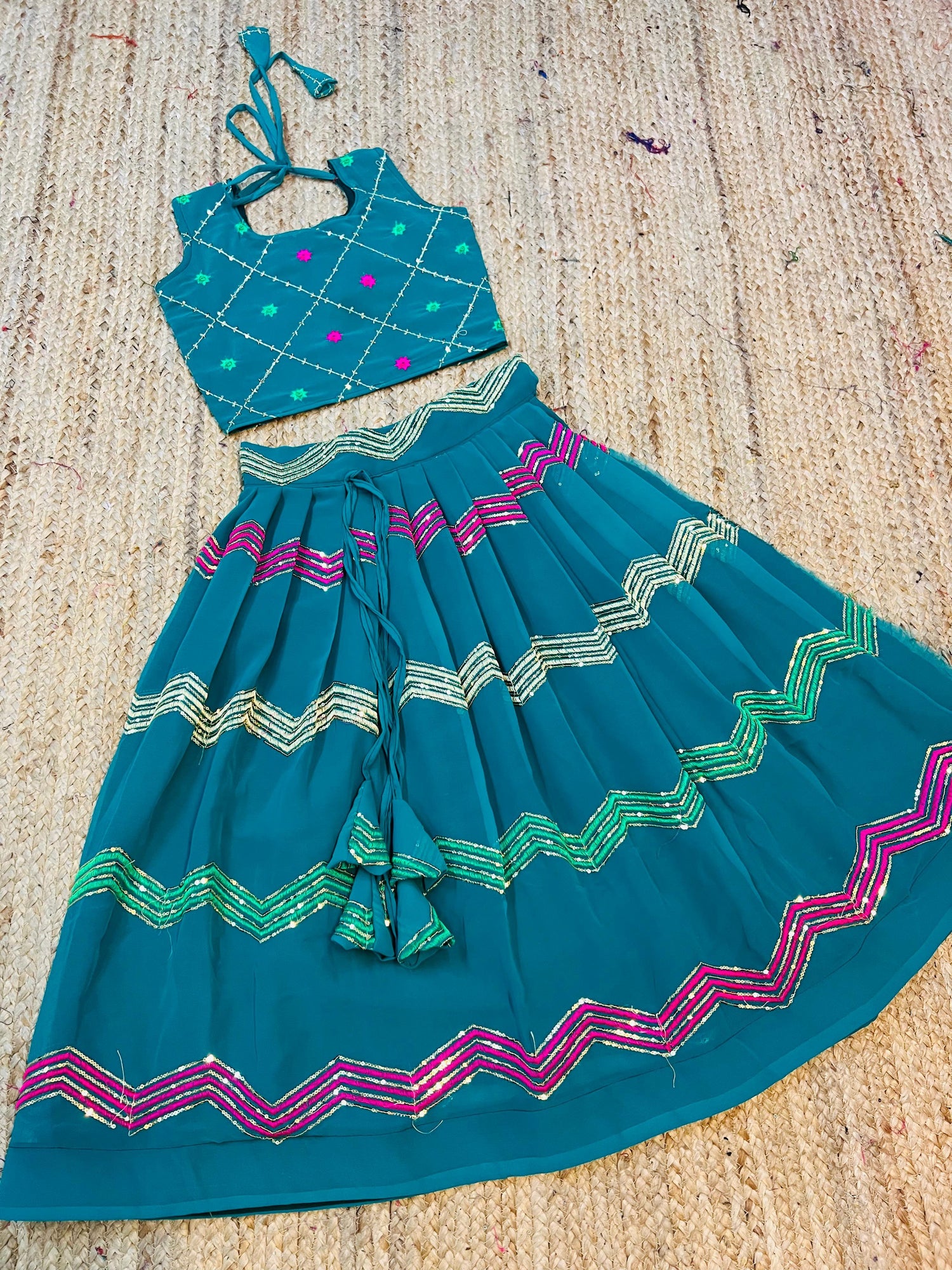 Beautiful Designer Soft Georgette Kid&