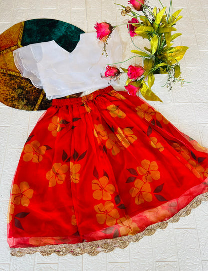 Beautiful Designer Soft Orgenza Silk Kid&