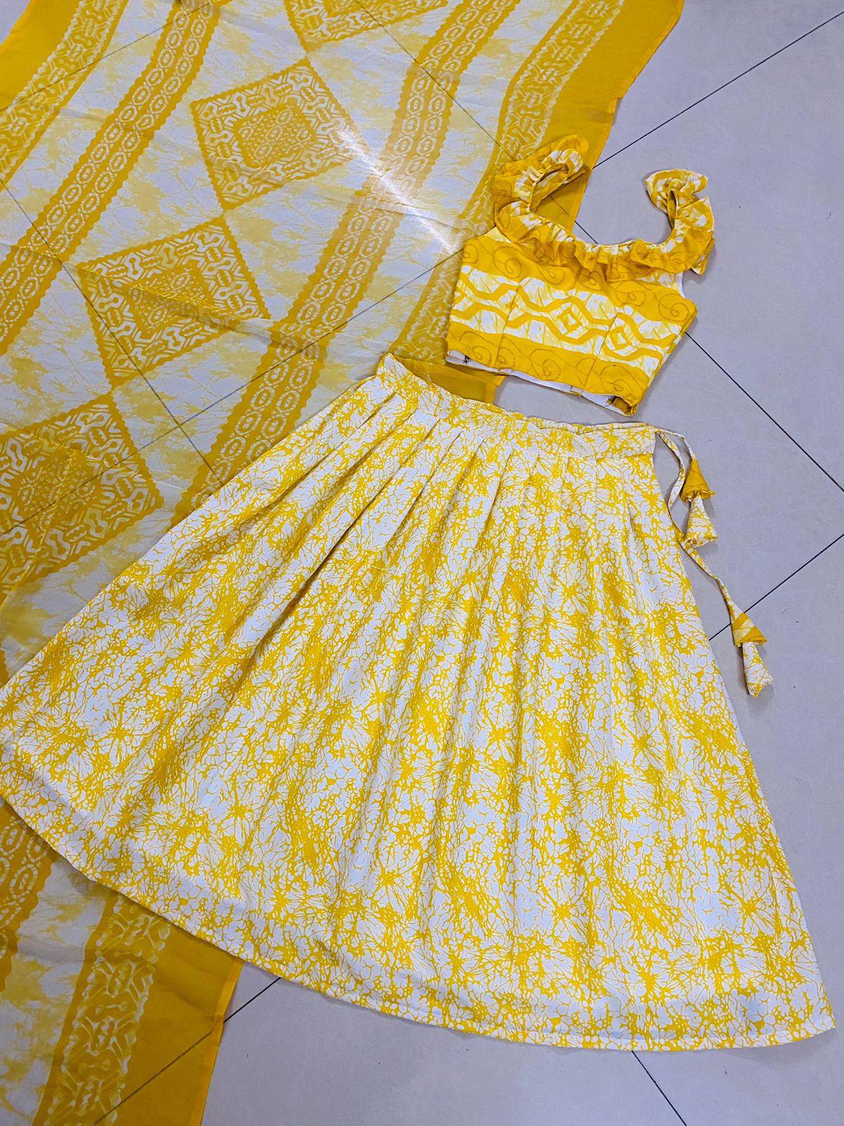 Beautiful Designer Soft Crap Silk Kid&