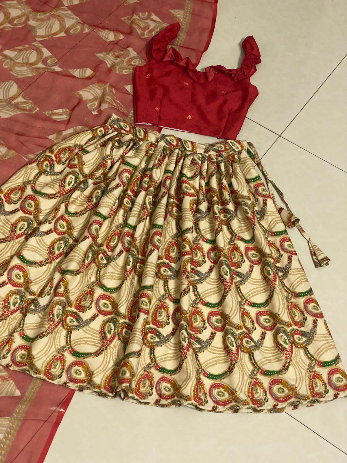 Beautiful Designer Soft Georgette Kid&