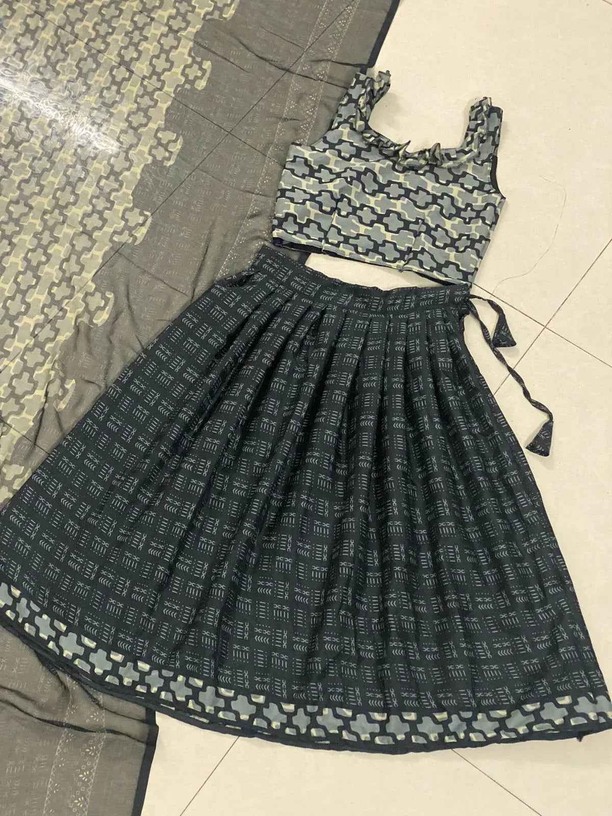 Beautiful Designer Soft Georgette Kid&