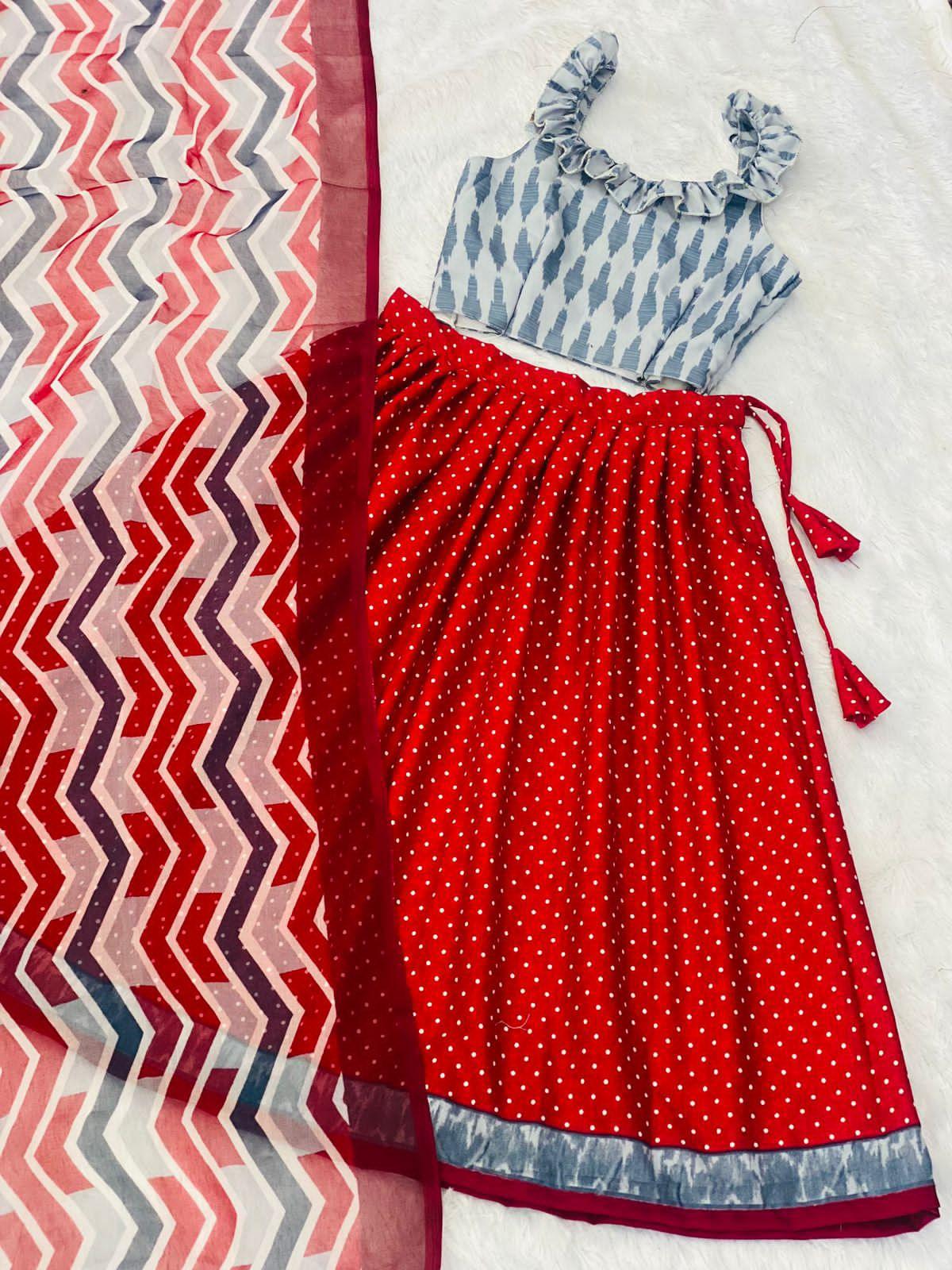 Beautiful Designer Soft Georgette Kid&