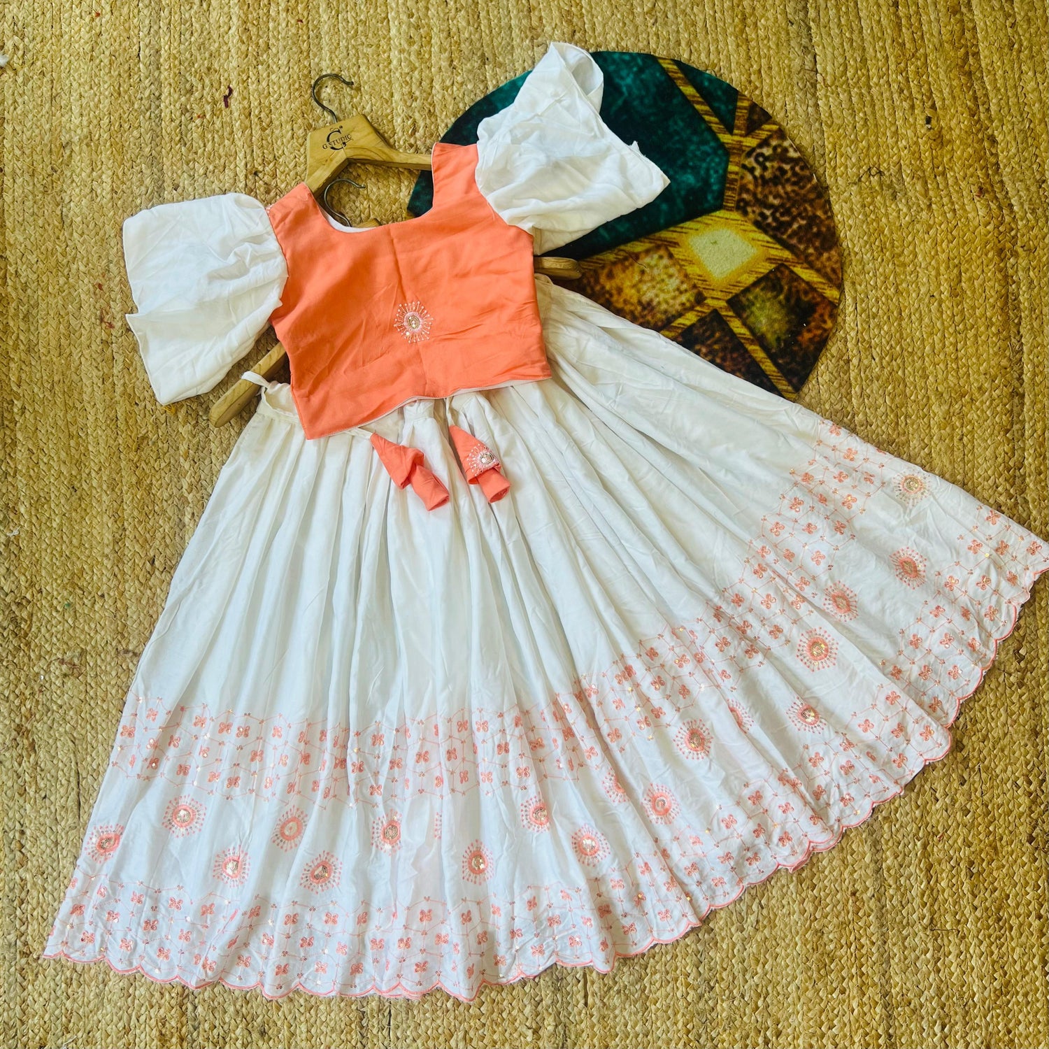 Beautiful Designer Soft Georgette Kid&