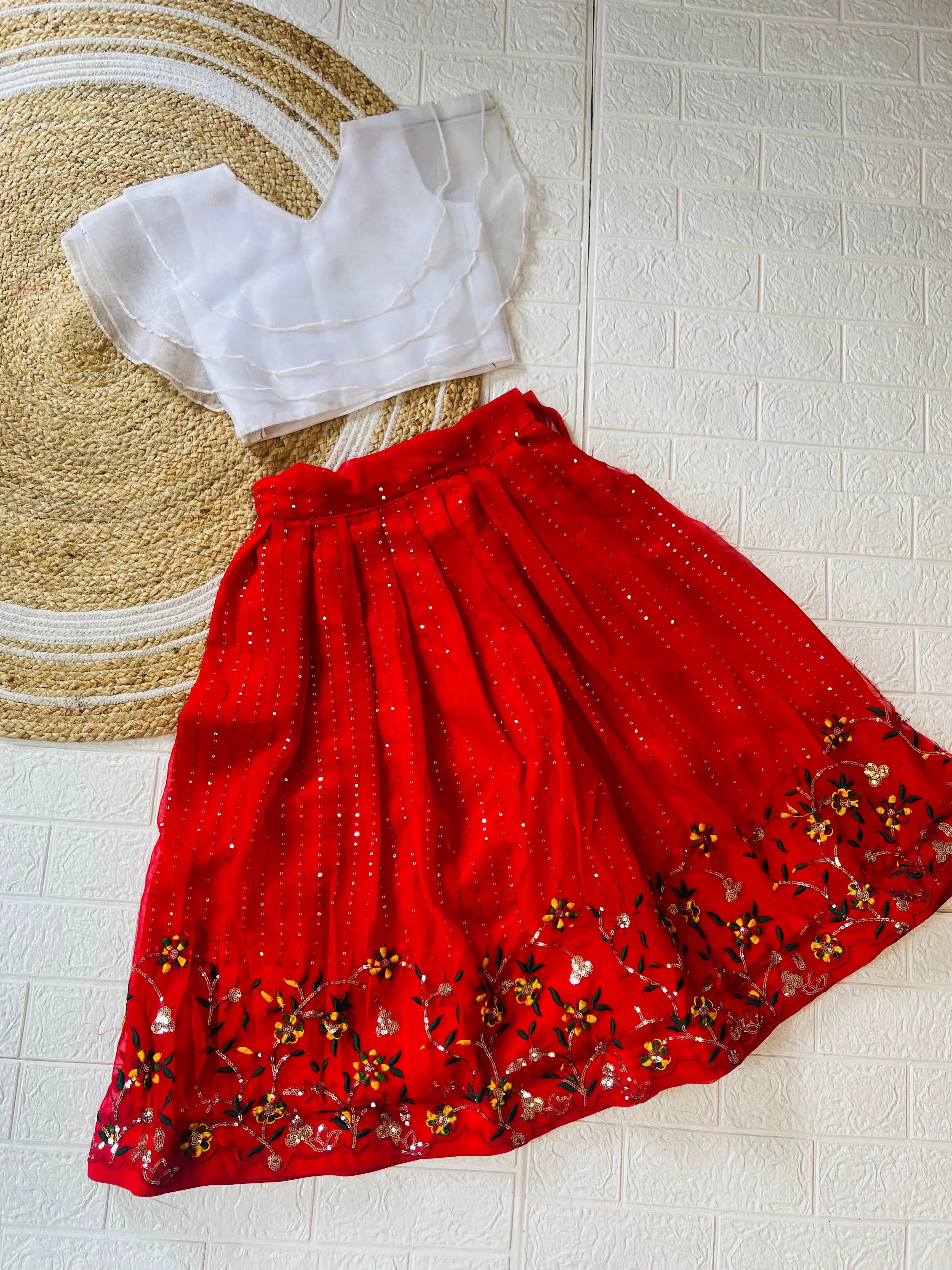 Beautiful Designer Soft Georgette Kid&