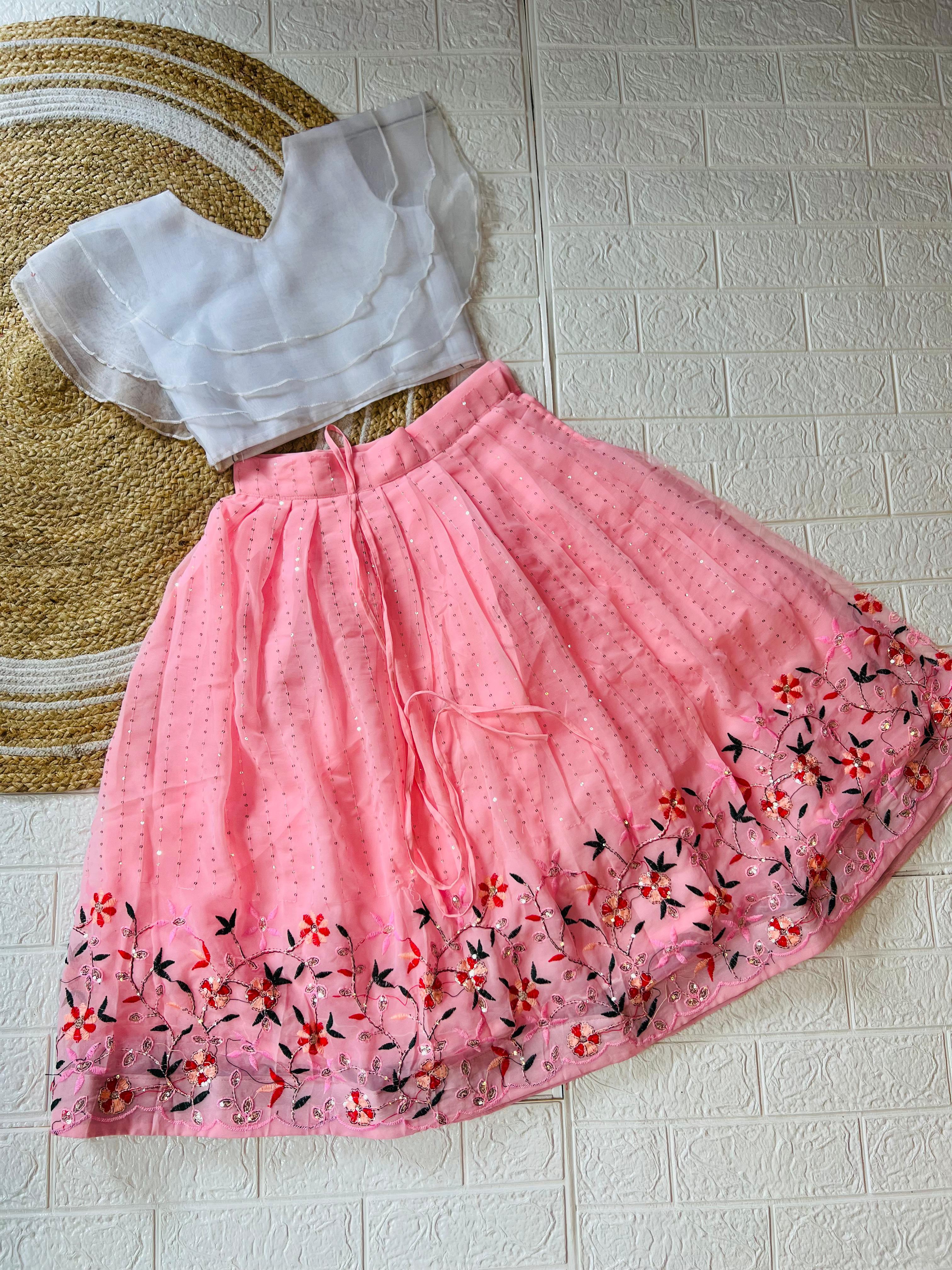 Beautiful Designer Soft Georgette Kid&