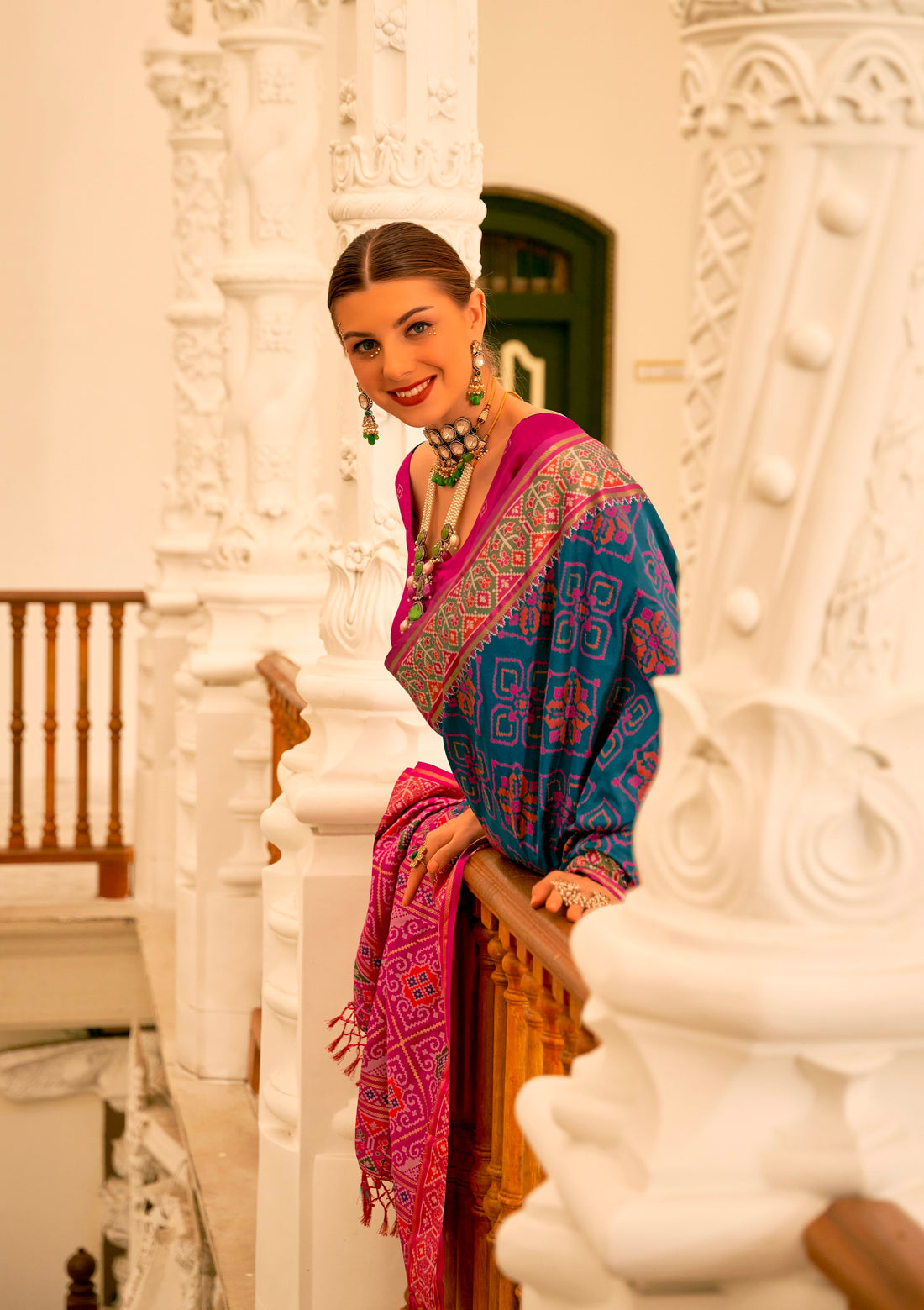 Beautiful Designer Traditional Wear Pure Patola Banarasi Silk Saree