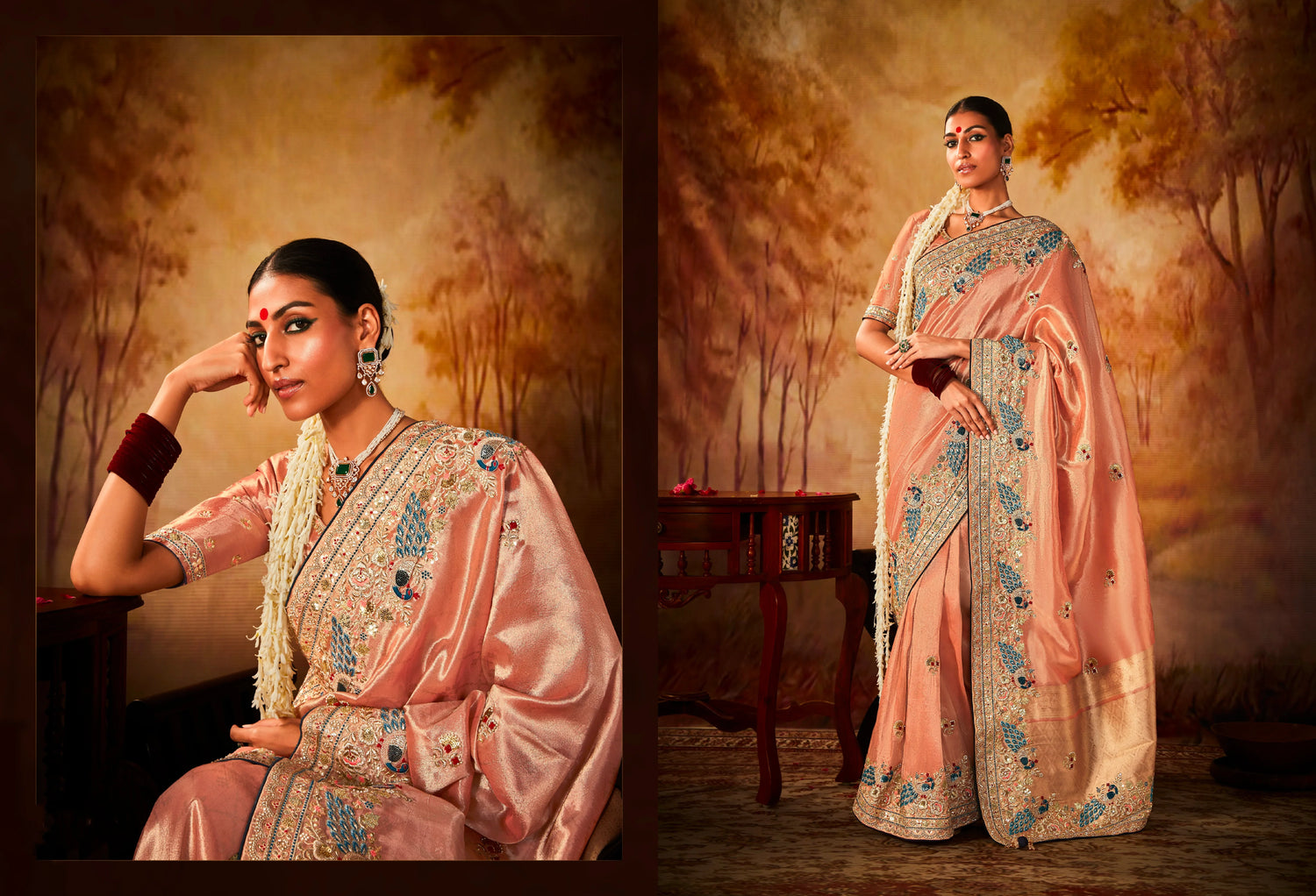 Beautiful Designer Occasion Wear Pure Banarasi Kanjivaram Saree