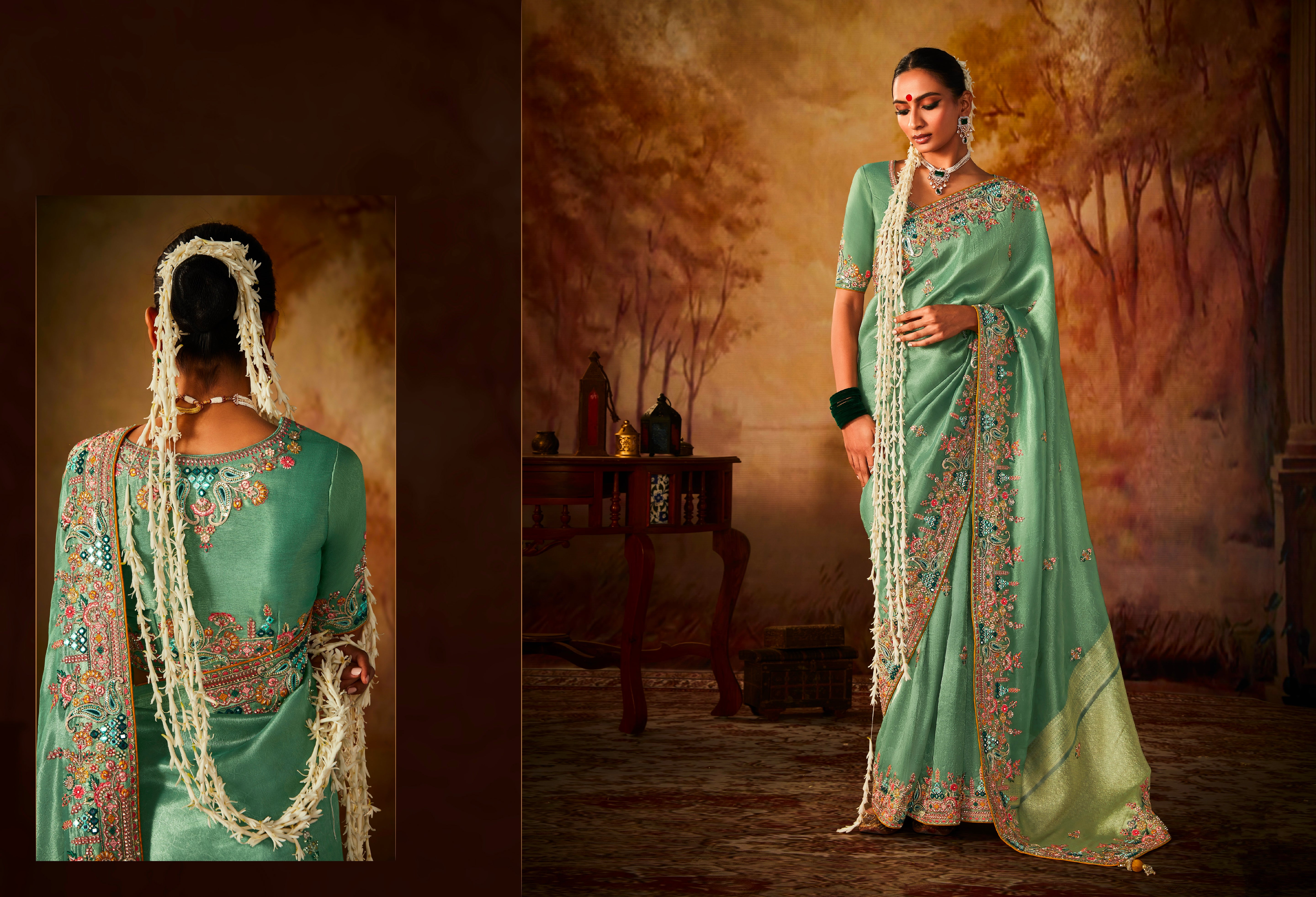 Beautiful Designer Occasion Wear Pure Banarasi Kanjivaram Saree