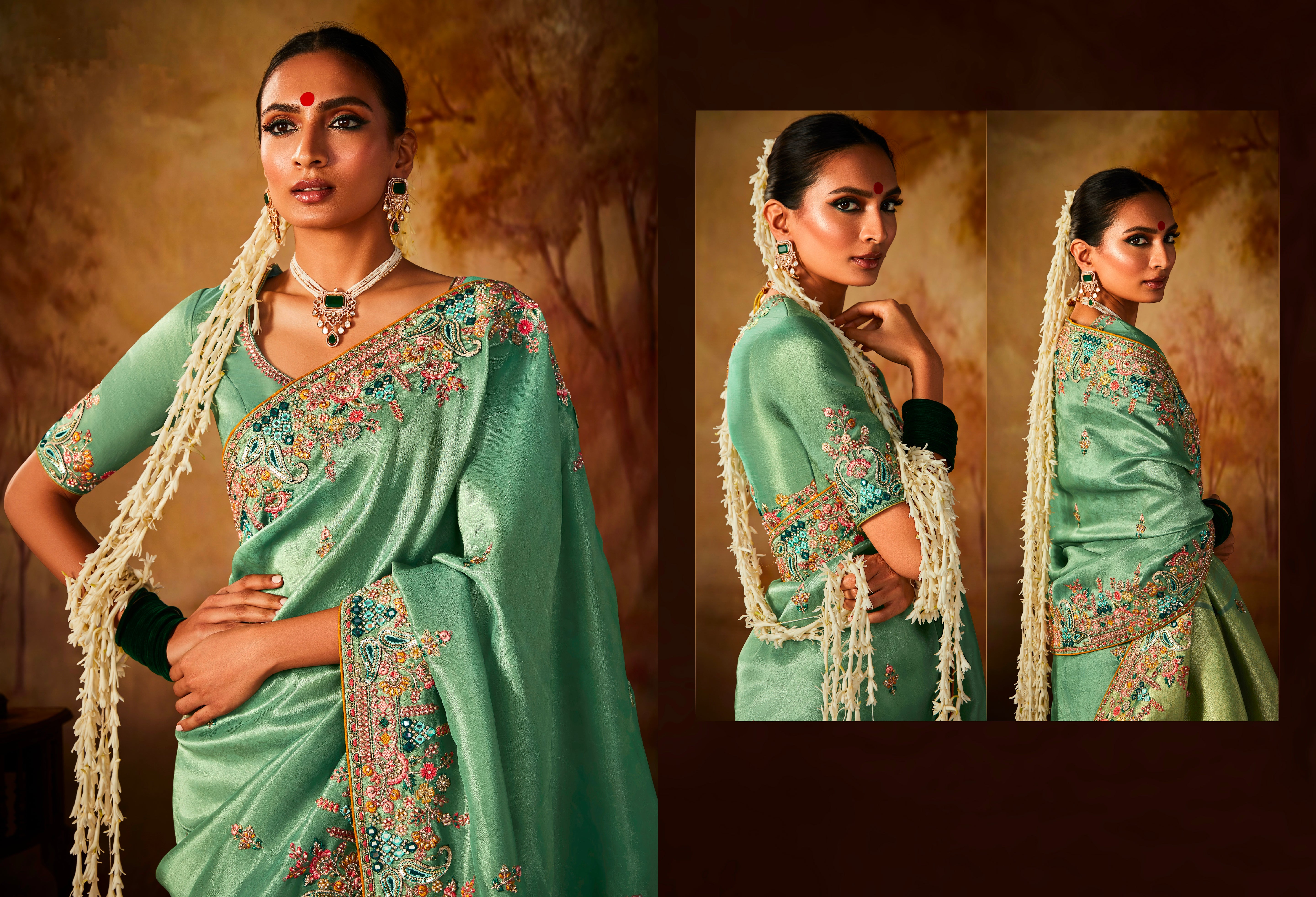 Beautiful Designer Occasion Wear Pure Banarasi Kanjivaram Saree