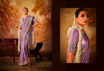 Beautiful Designer Occasion Wear Pure Banarasi Kanjivaram Saree
