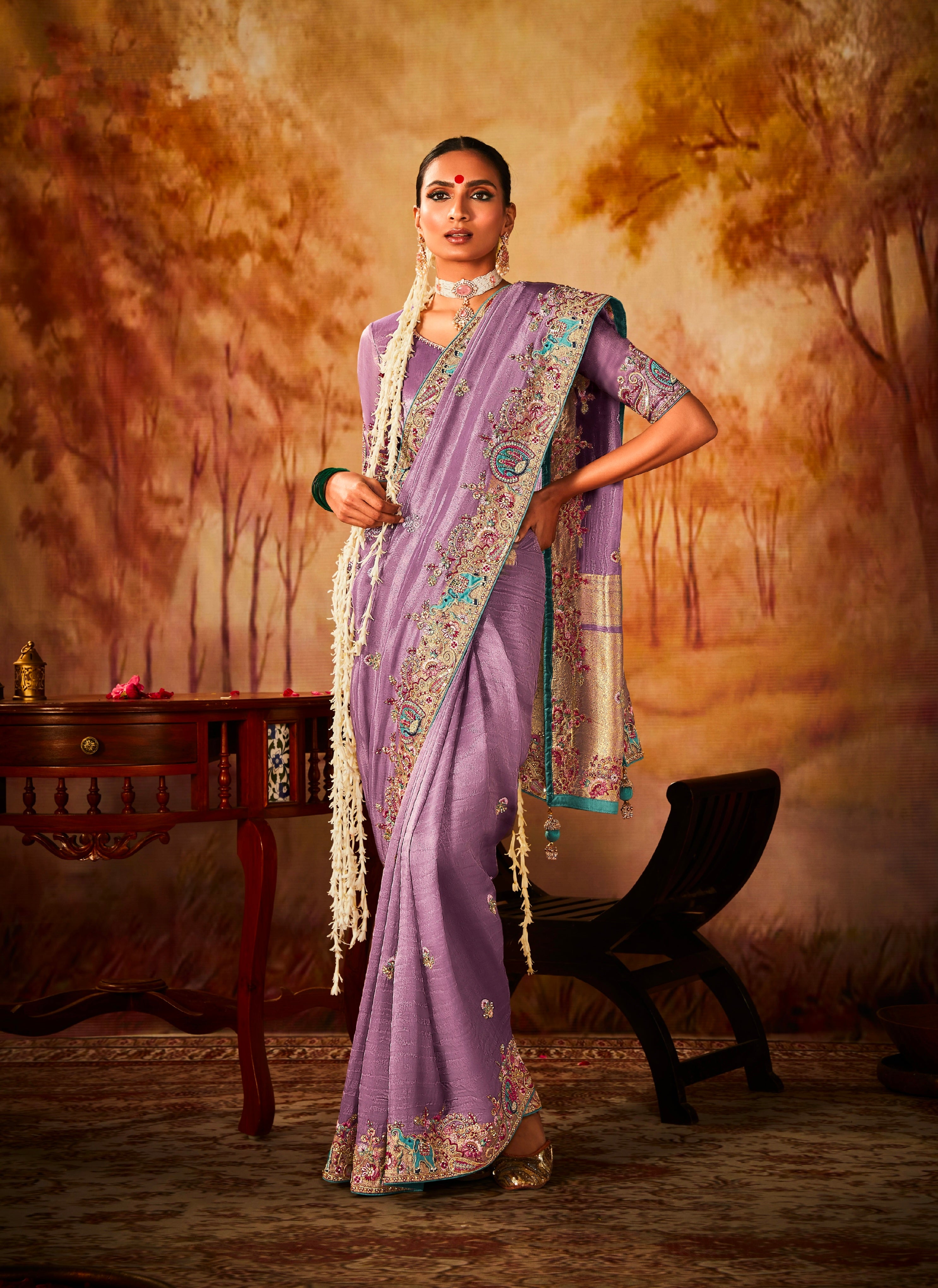 Beautiful Designer Occasion Wear Pure Banarasi Kanjivaram Saree