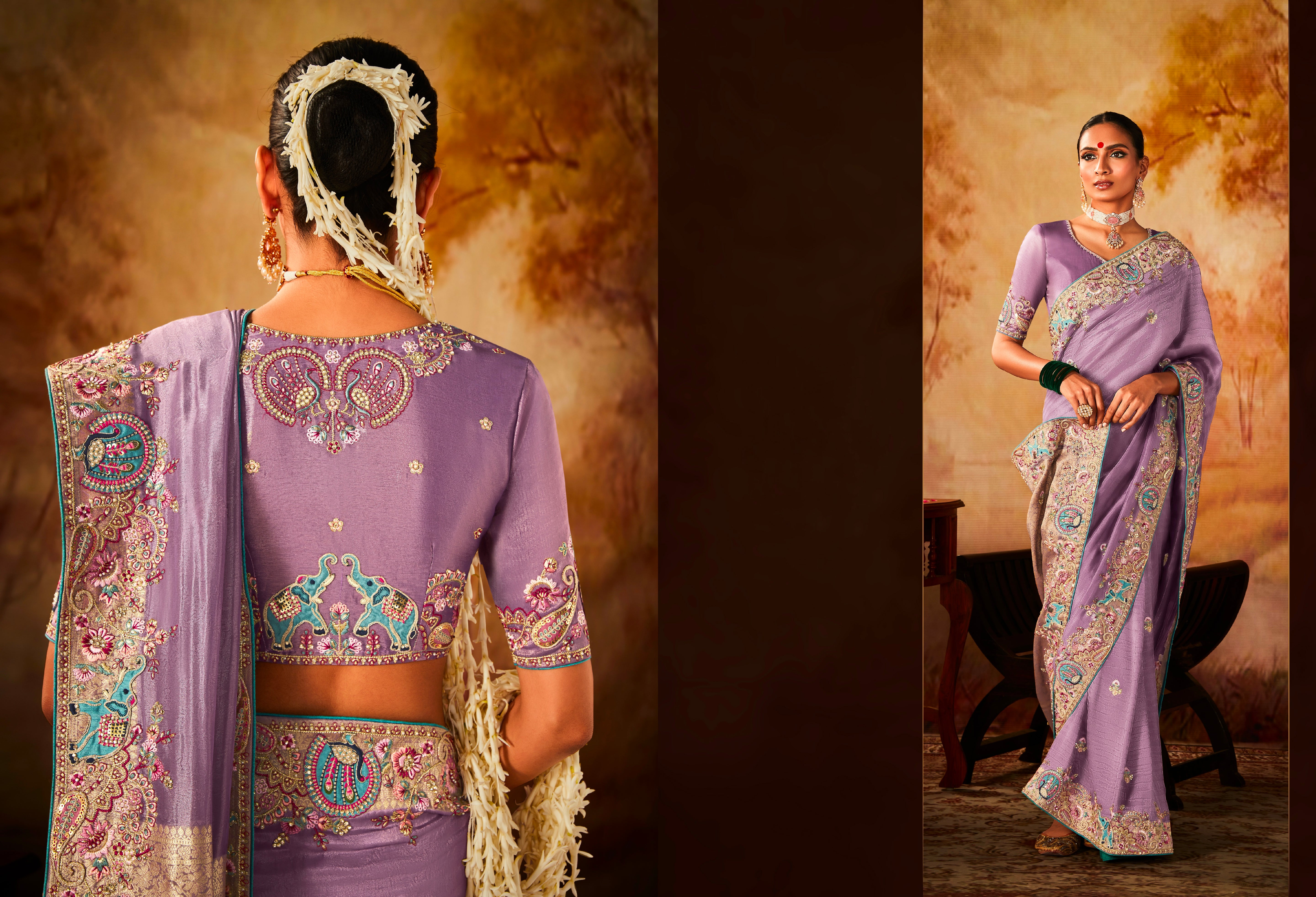 Beautiful Designer Occasion Wear Pure Banarasi Kanjivaram Saree