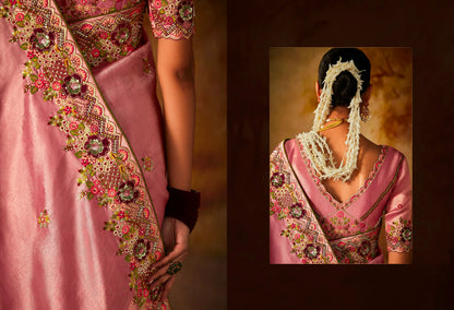 Beautiful Designer Occasion Wear Pure Banarasi Kanjivaram Saree