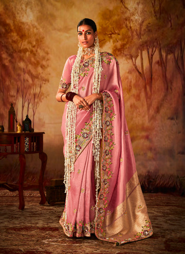 Beautiful Designer Occasion Wear Pure Banarasi Kanjivaram Saree